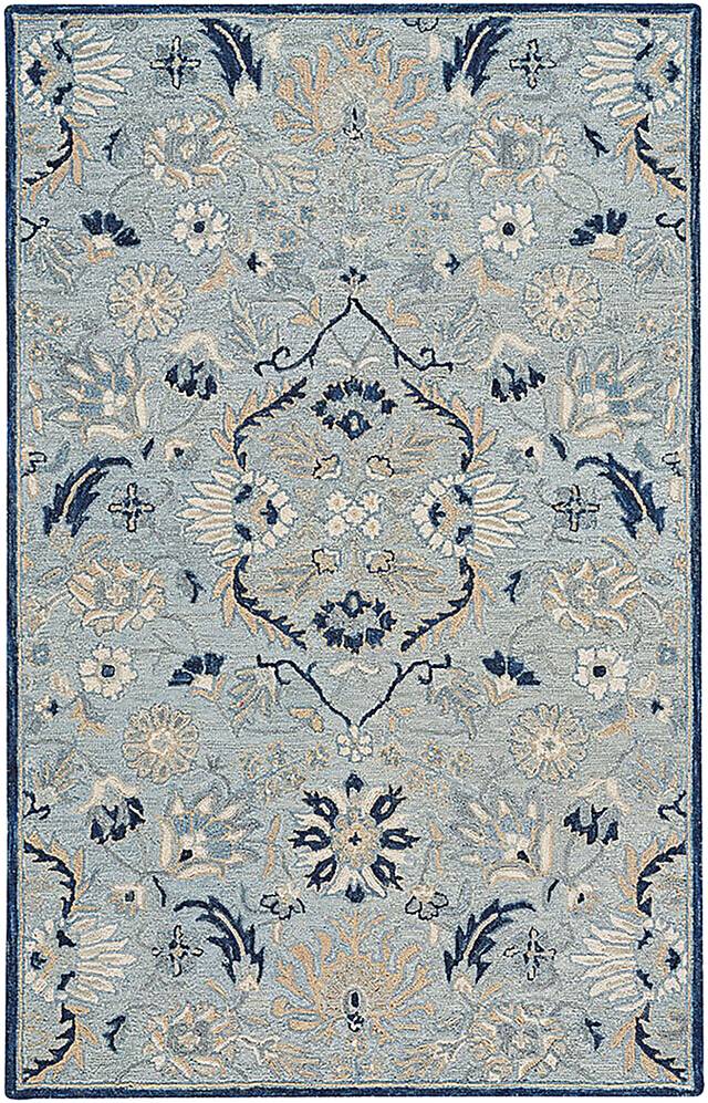Gamrane Blue 5' x 8' Rug - Thumbnail - Image 1