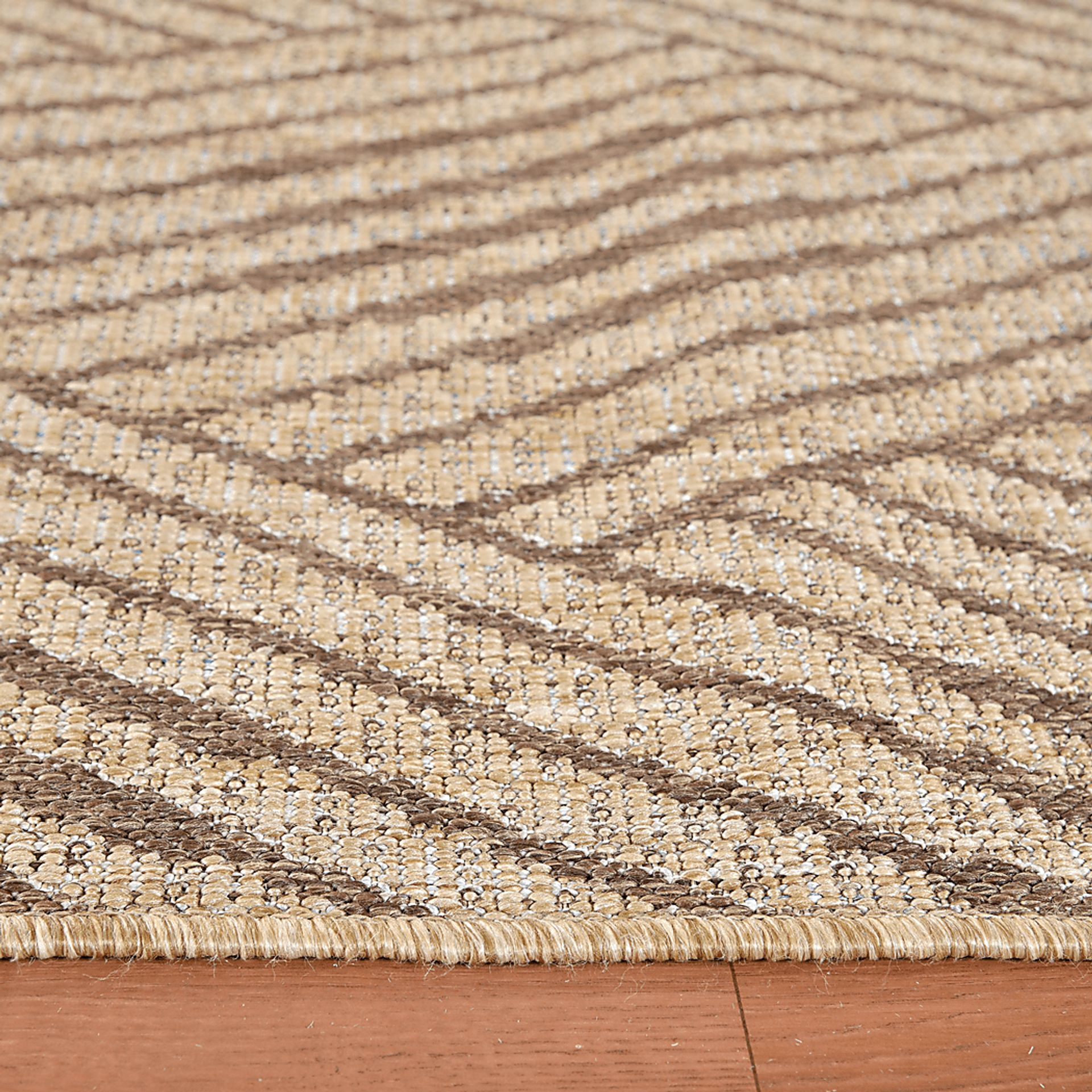 Gamuz Beige 5'3 x 8' Indoor/Outdoor Rug - Image 7