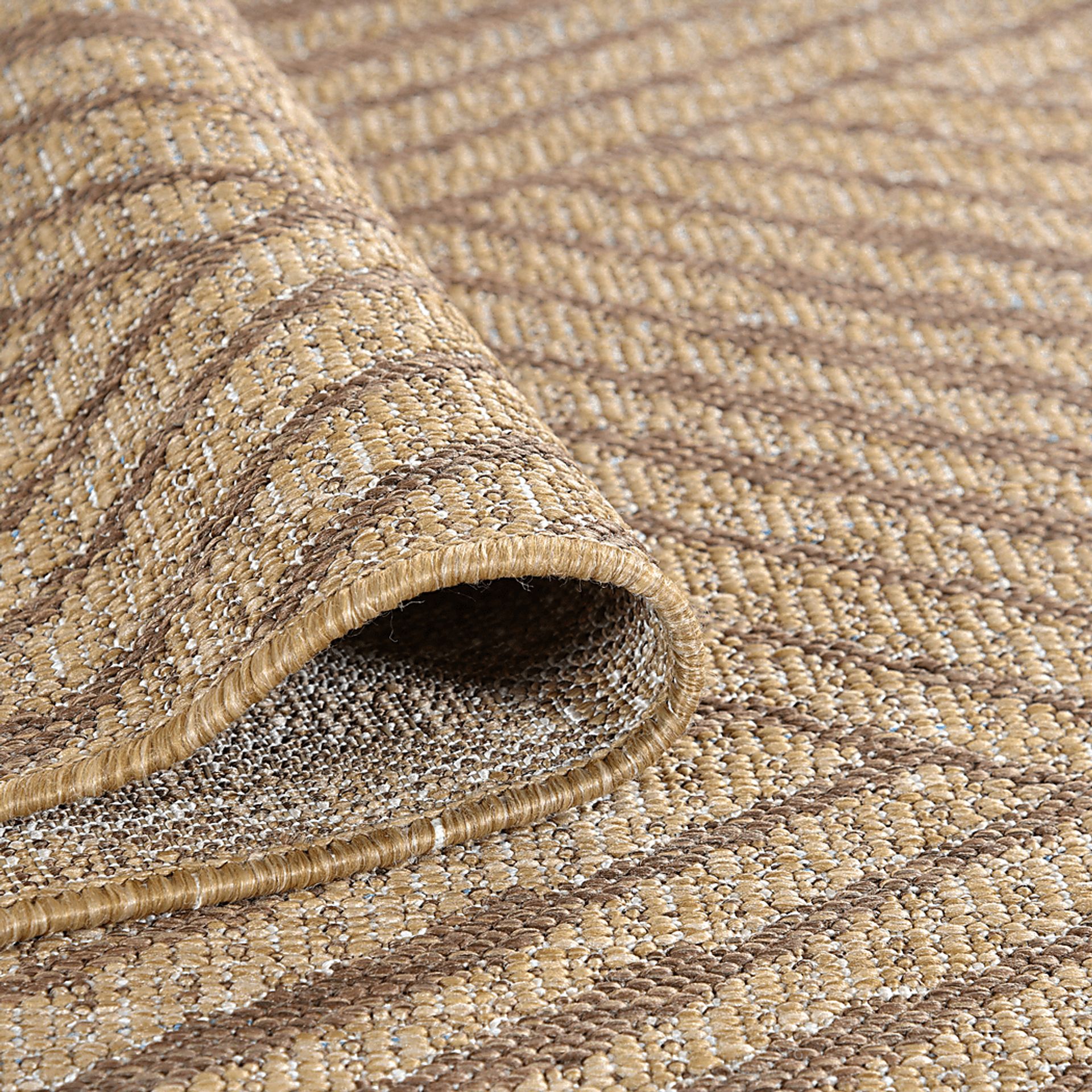 Gamuz Beige 5'3 x 8' Indoor/Outdoor Rug - Image 9