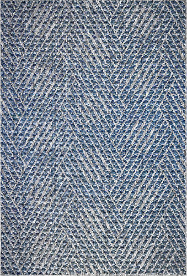 Gamuz Blue 8' x 10' Indoor/Outdoor Rug