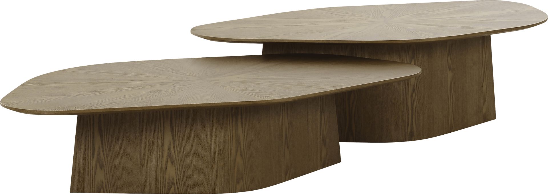 Gangiy III Brown Nesting Cocktail Table, Set of 2 - Image 1