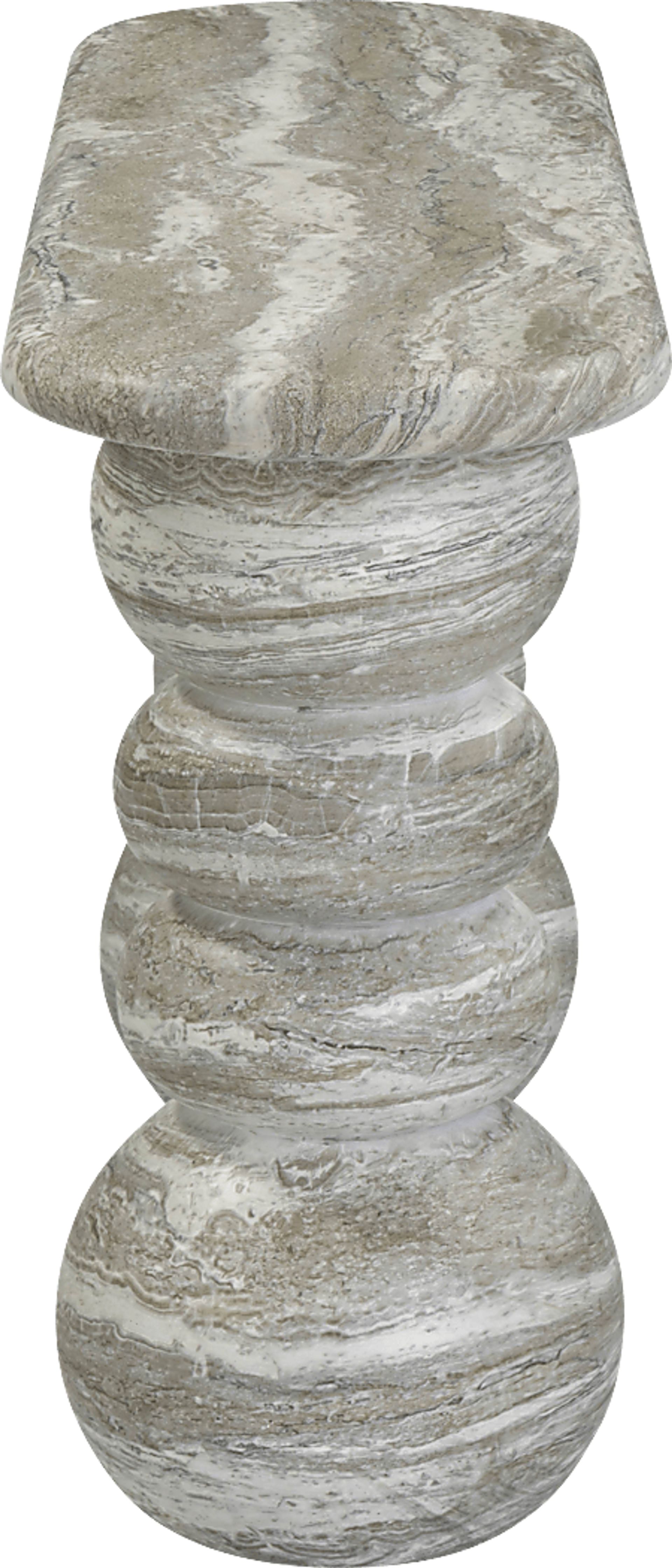 Ganrose Outdoor Gray Console Table - Image 5