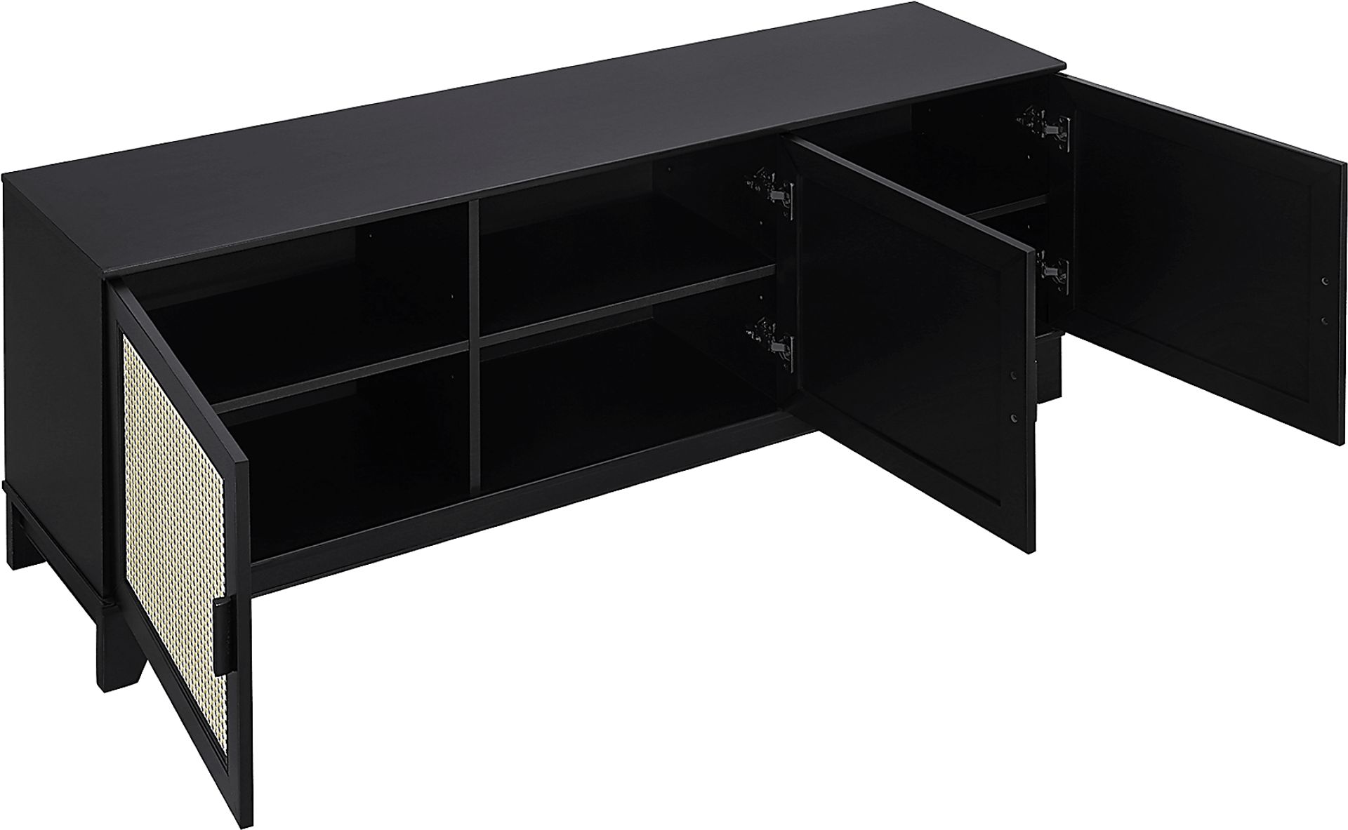 Gansons Black 63 in. Console - Image 4
