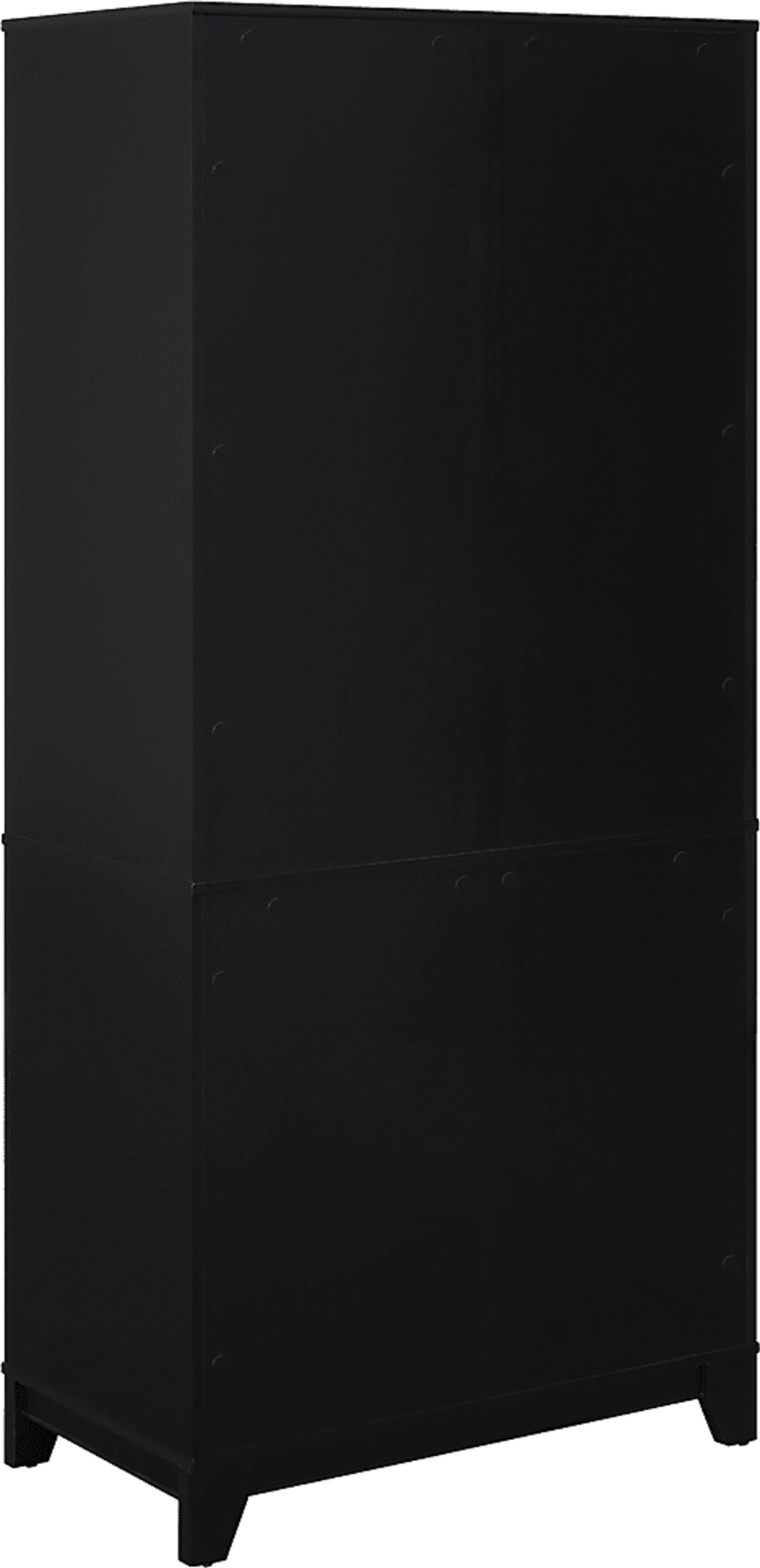 Gansons Black Bookcase - Image 7