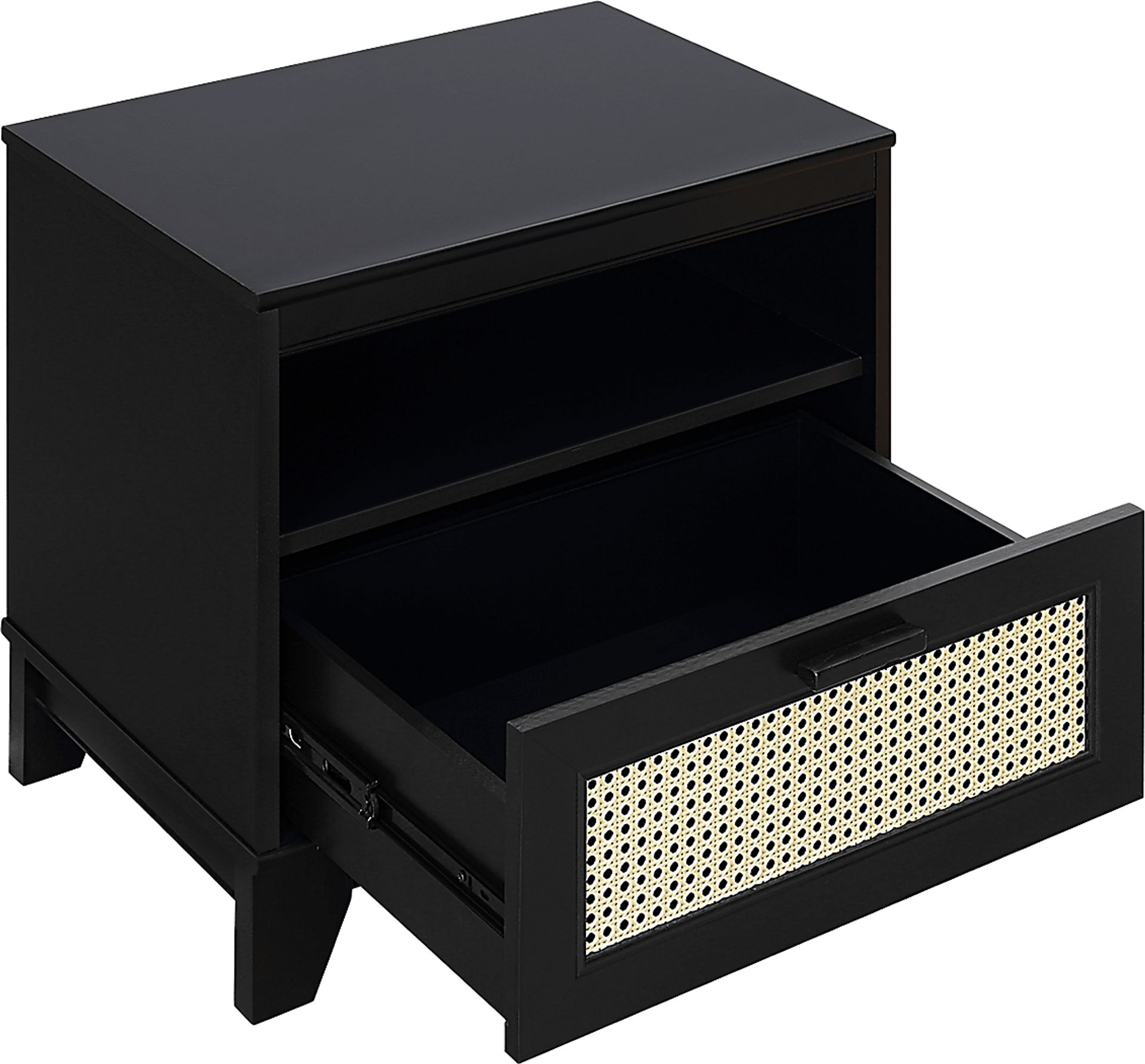 Gansons Black Nightstand - Image 3