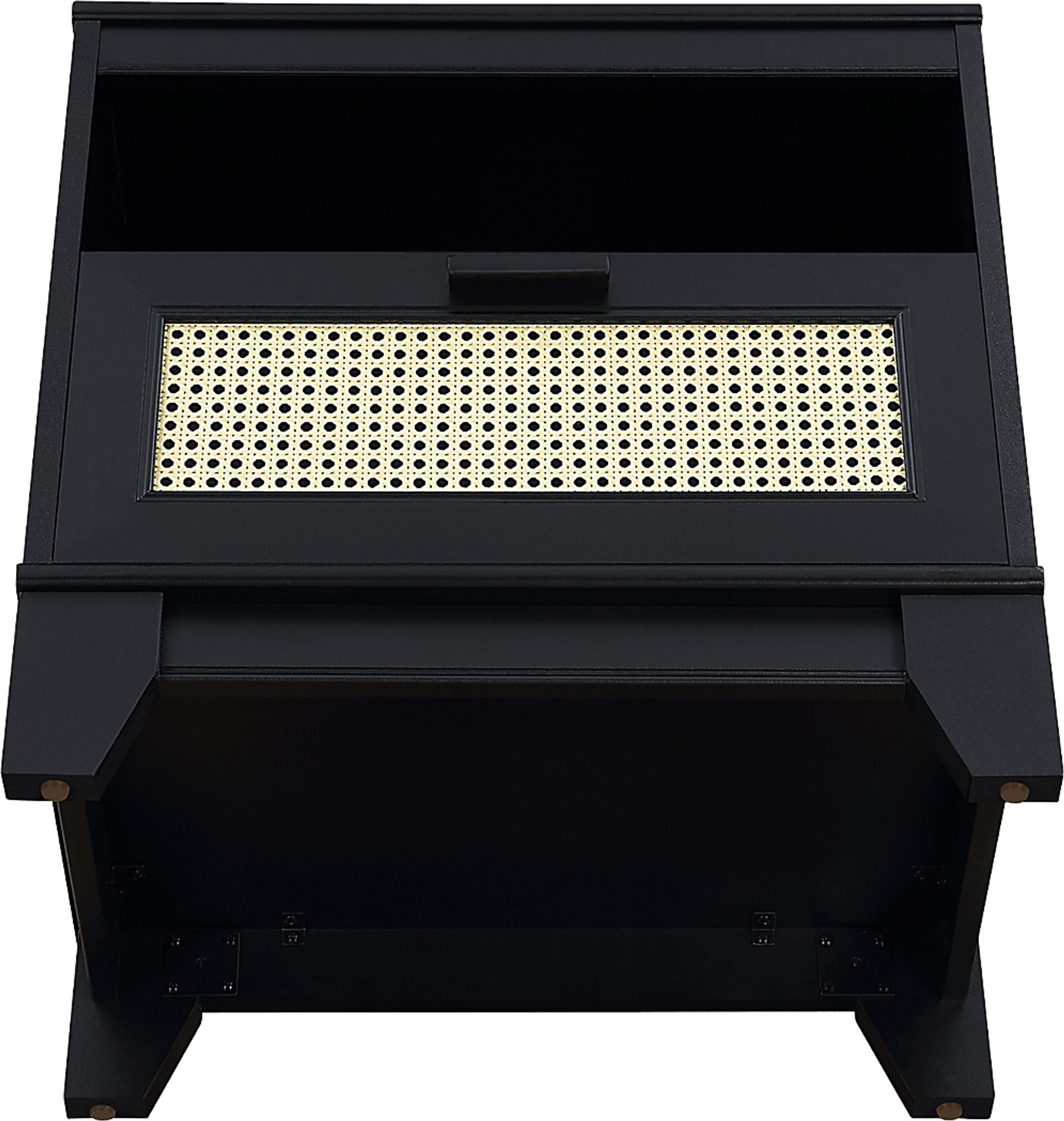 Gansons Black Nightstand - Image 5