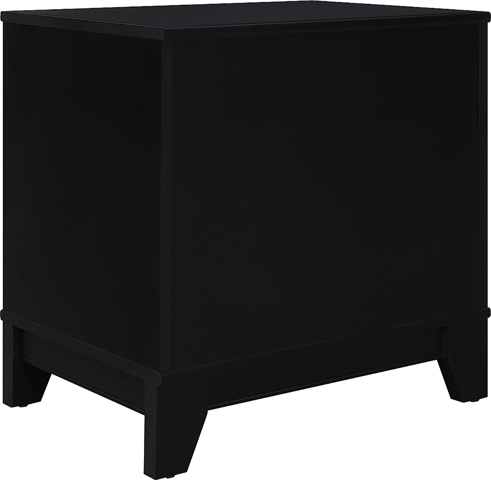 Gansons Black Nightstand - Image 6