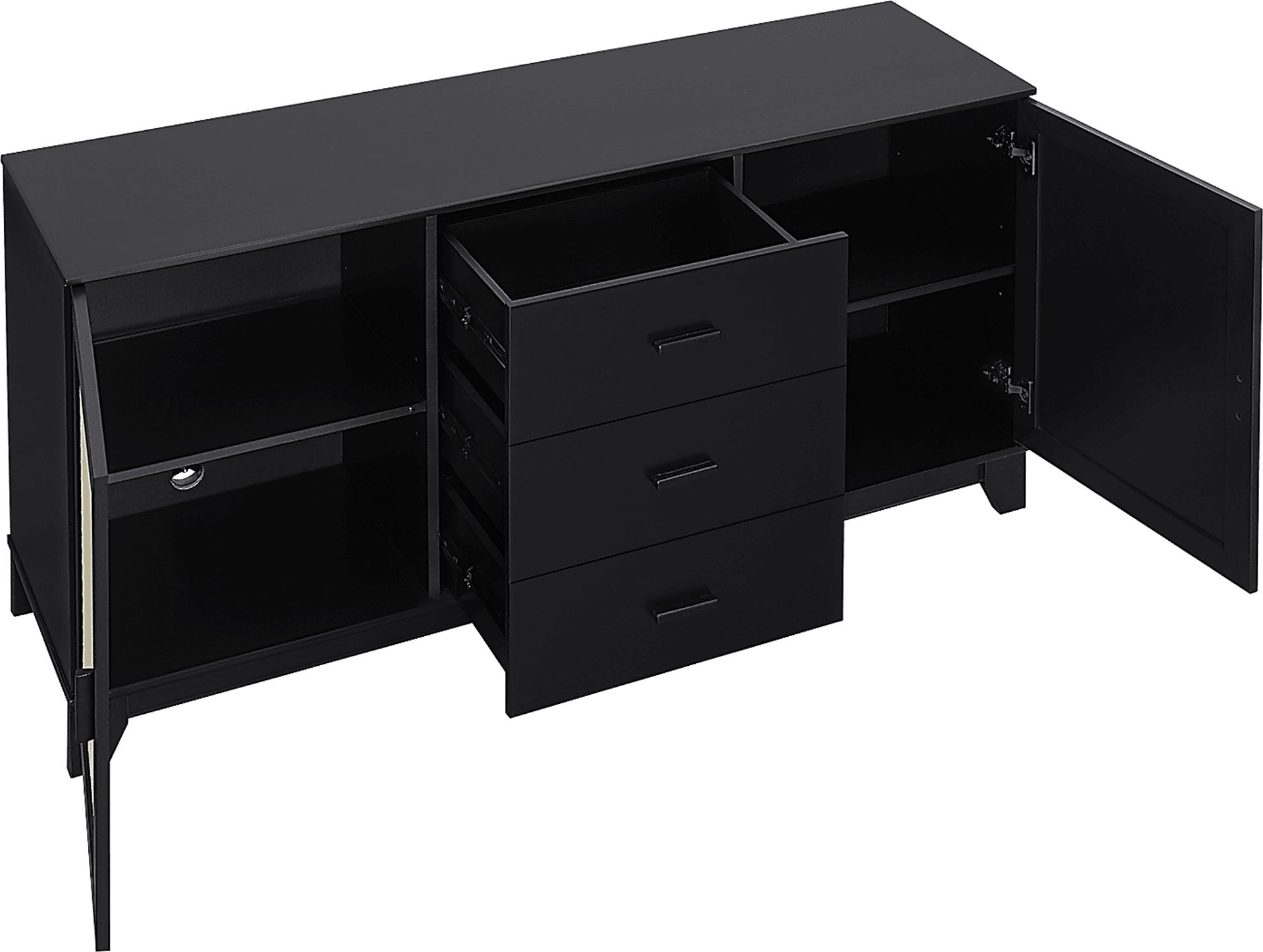 Gansons Black Sideboard - Image 9