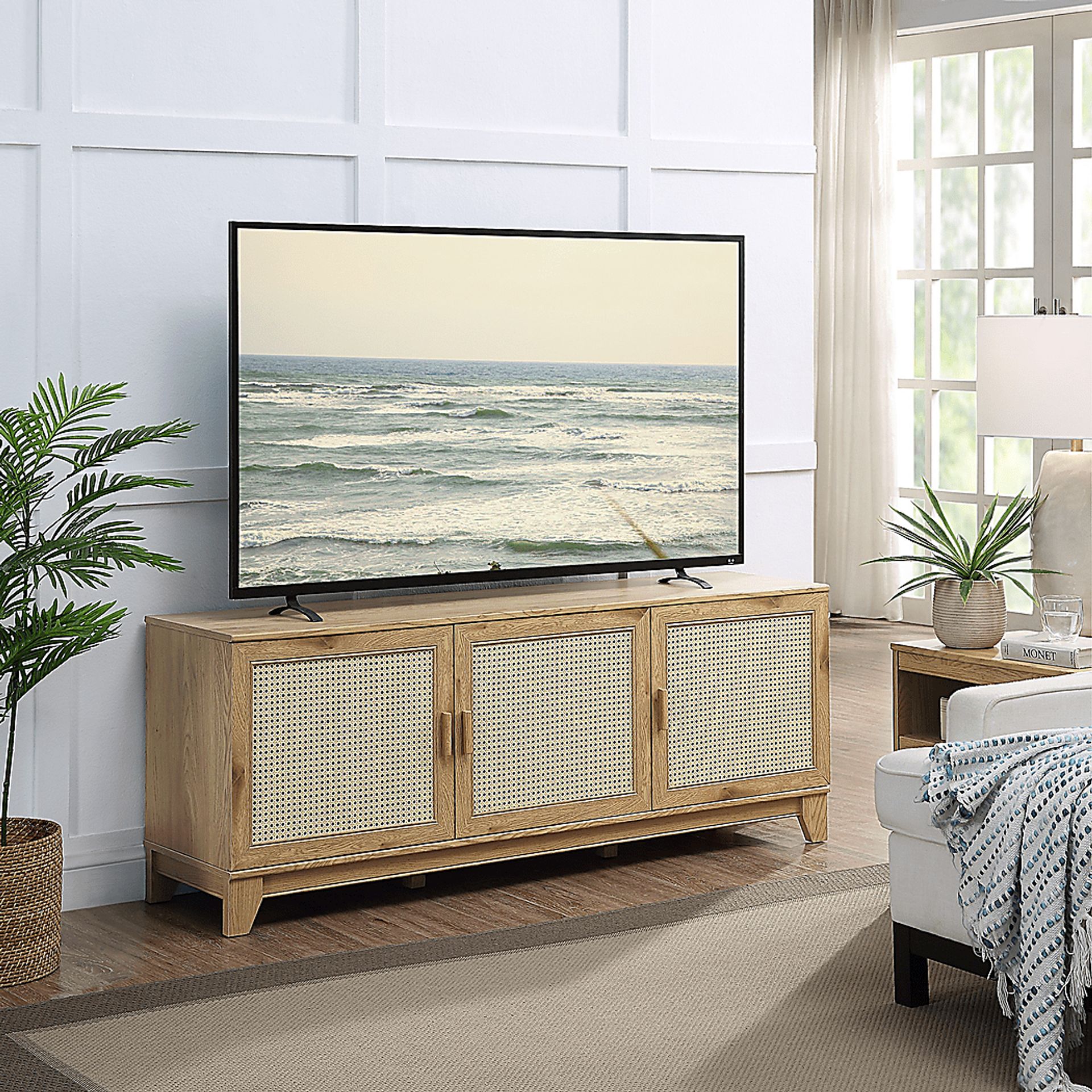 Gansons Natural 63 in. Console - Image 2