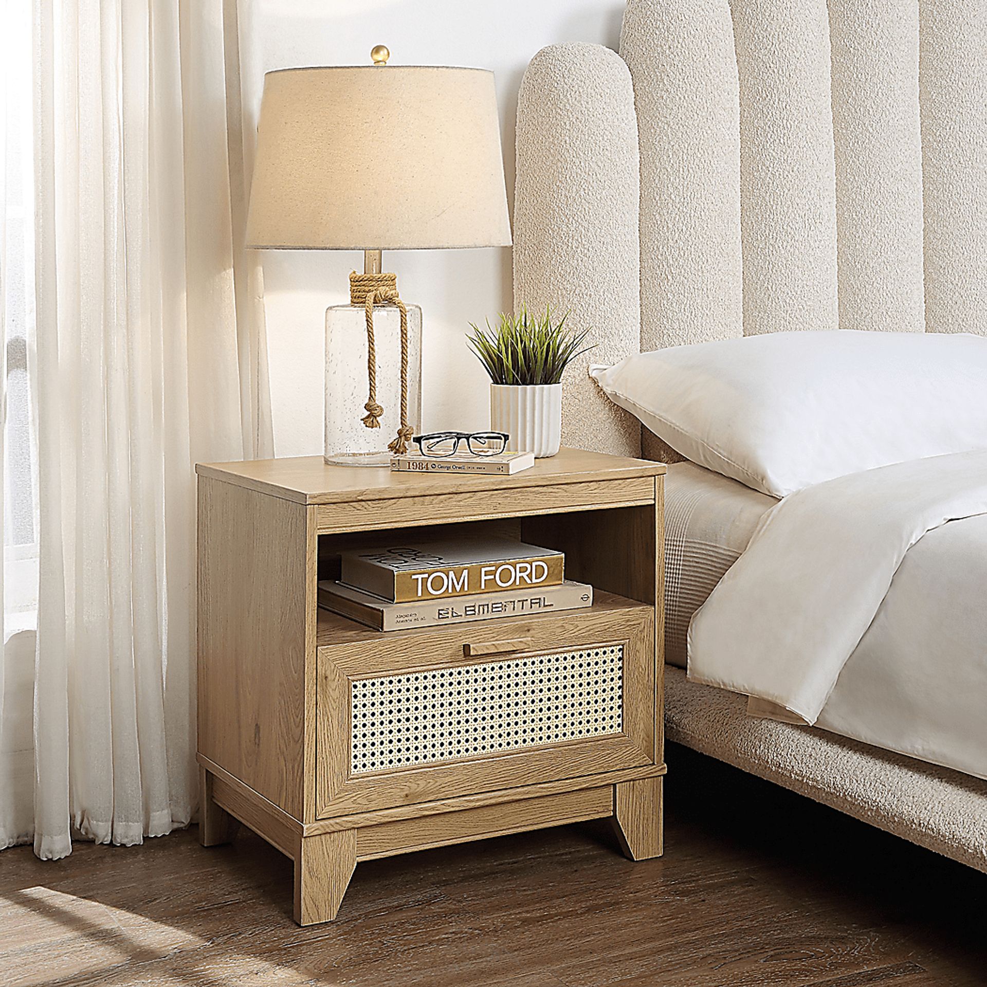 Gansons Natural Nightstand - Image 2
