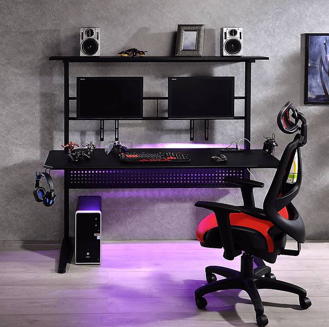 Ganzi Black Desk - Thumbnail - Image 5