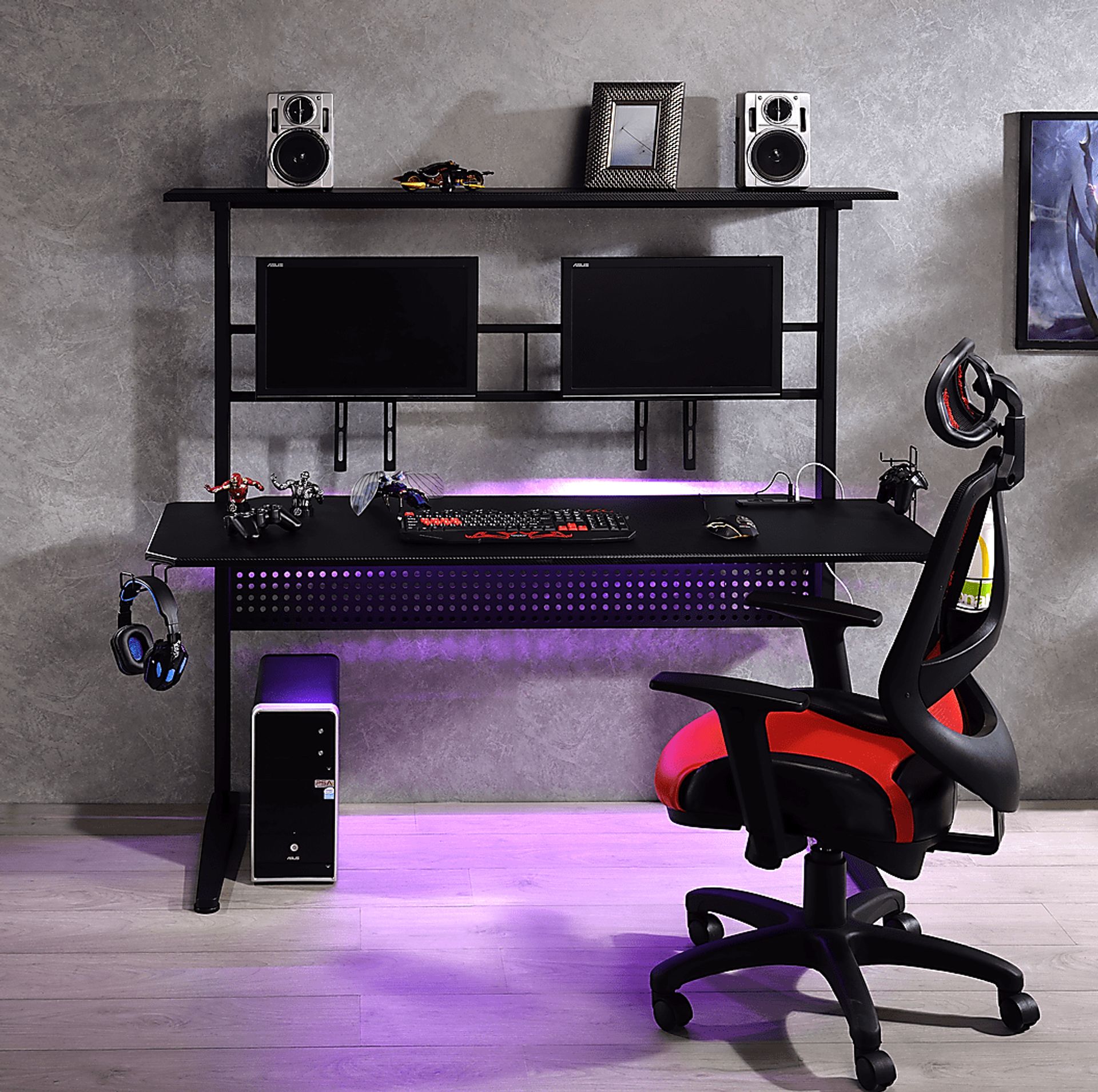 Ganzi Black Desk - Image 5