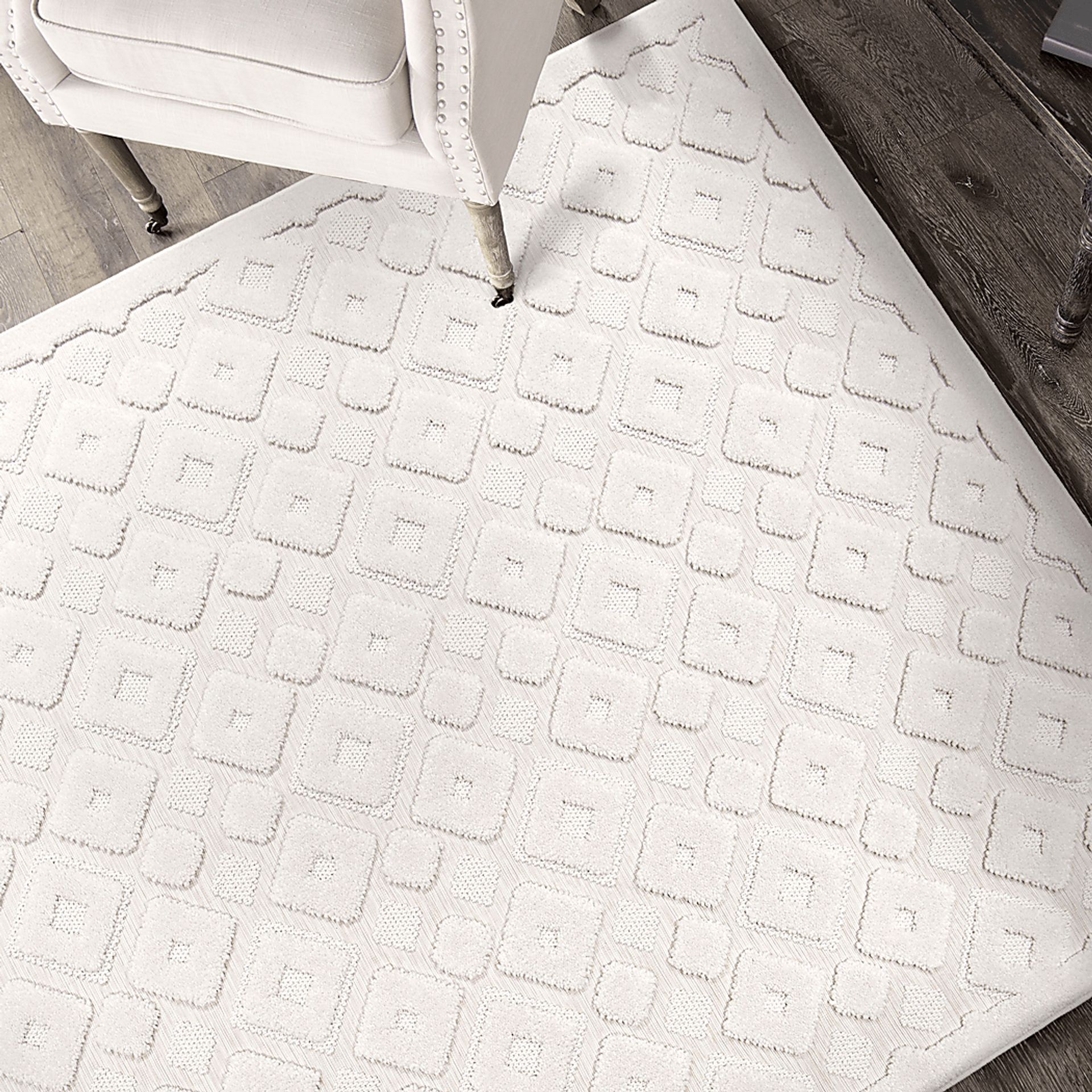 Gapland White 5'3 x 7'6 Rug - Image 2