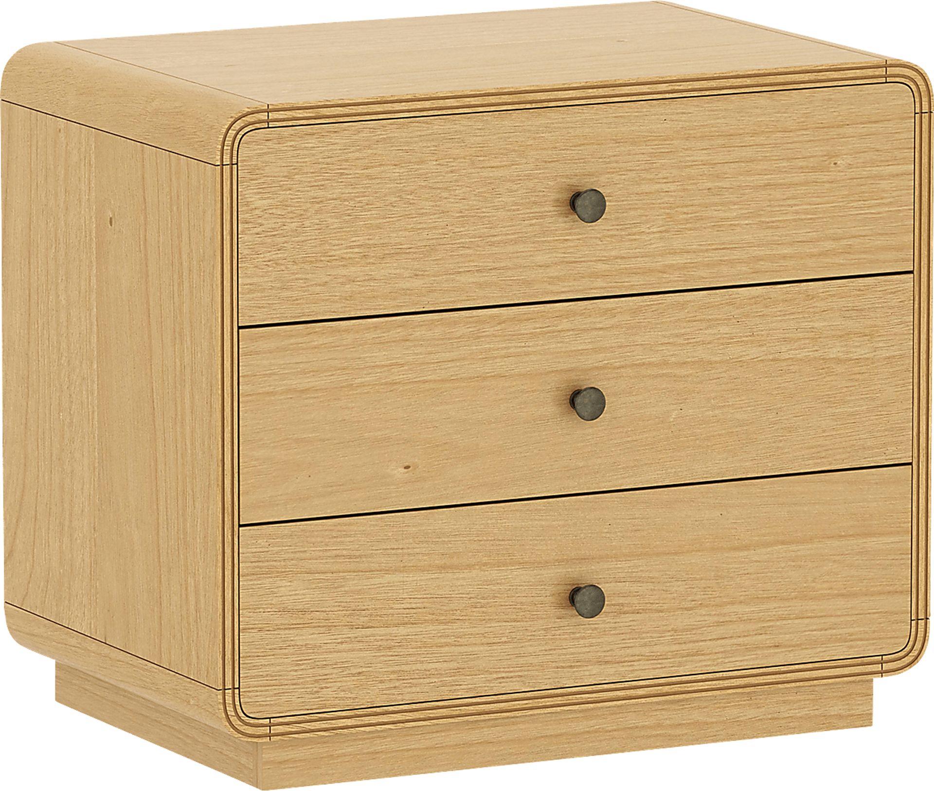 Gapru Brown Nightstand - Image 4