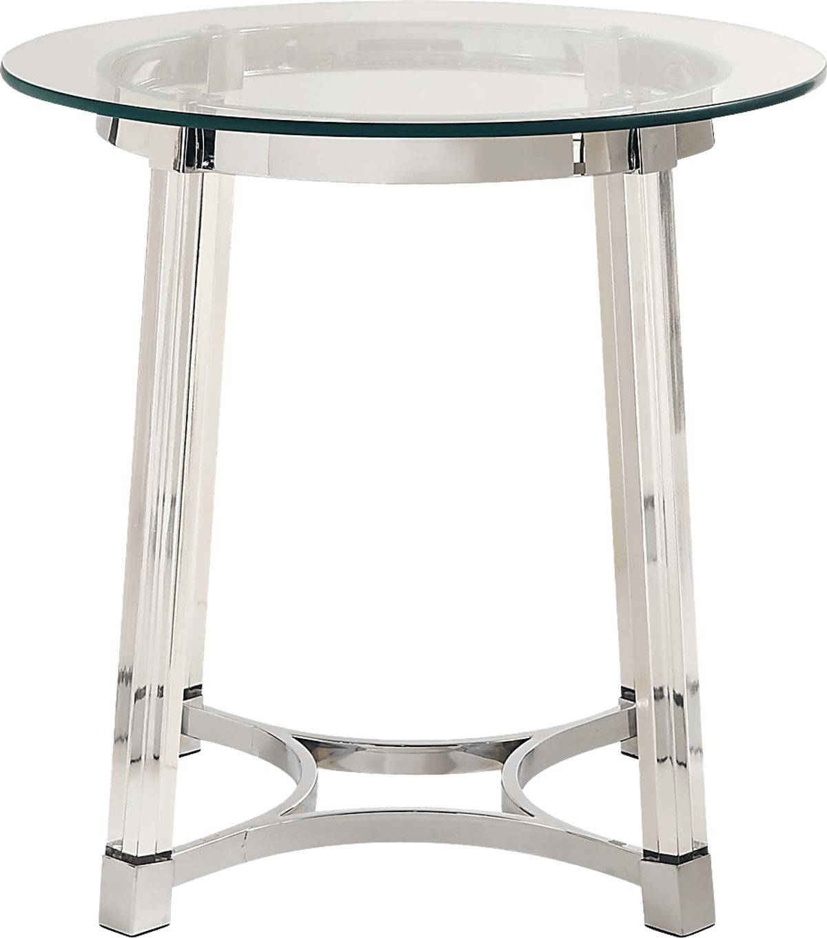 Gararai Chrome Metal End Table | Rooms to Go