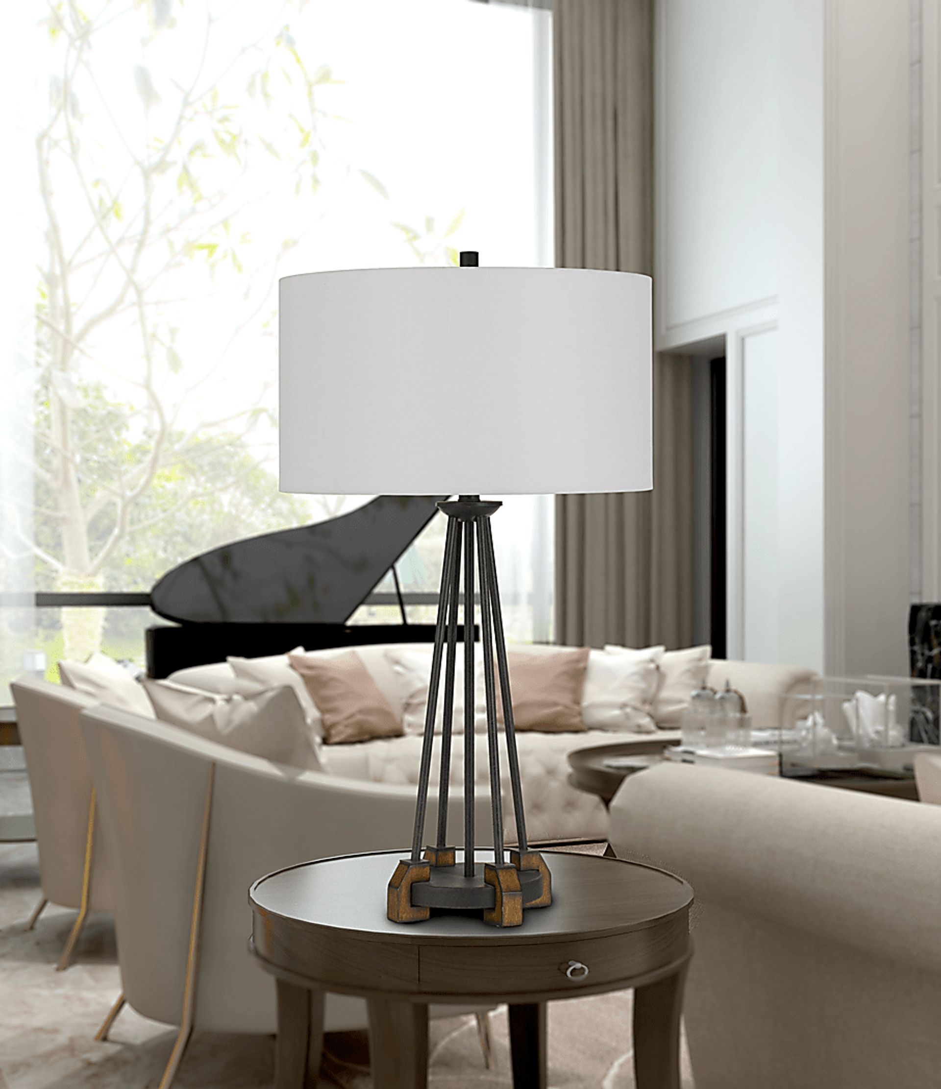 Garden Creek Bronze Lamp - Image 2