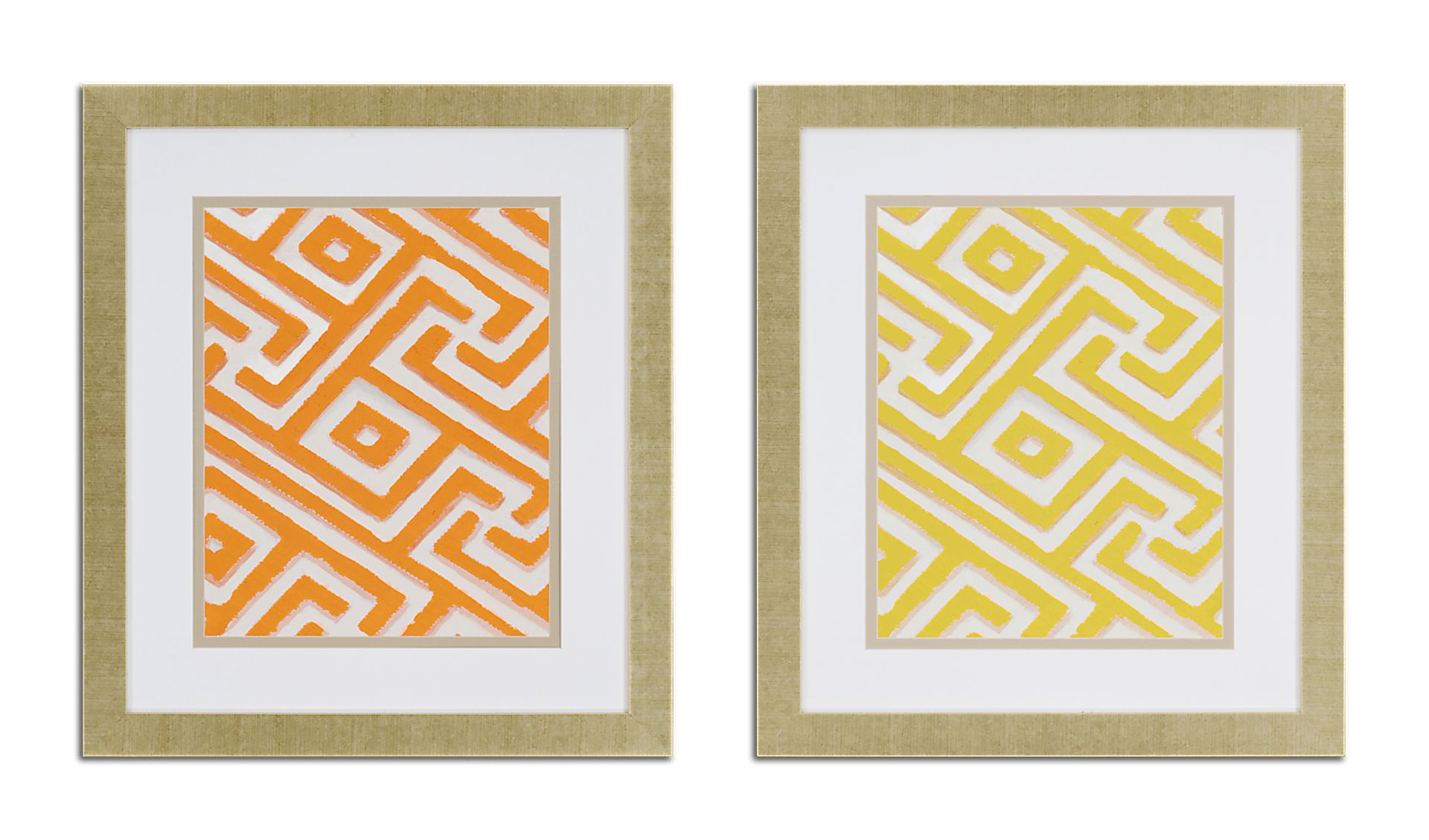 Garden Grid I Set of 2 Artwork - Image 1