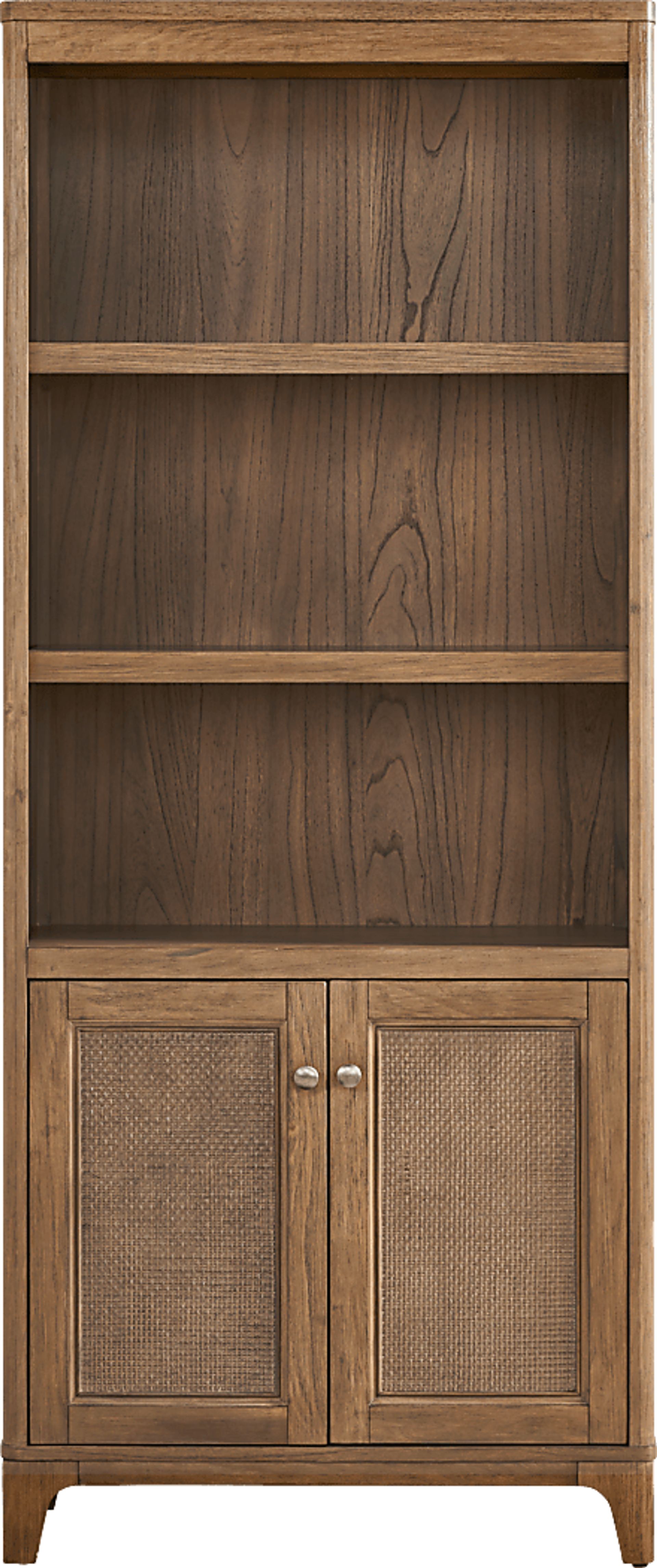 Garden Grove Brown Bookcase Pier - Image 1