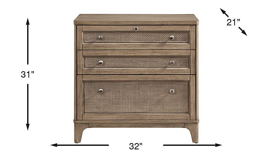 Garden Grove Brown Lateral File