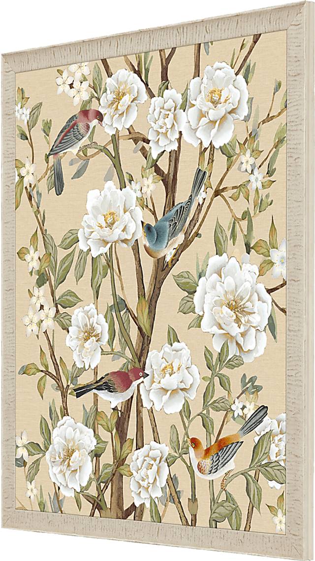 Garden of Flowers I White Framed Artwork - Thumbnail - Image 4