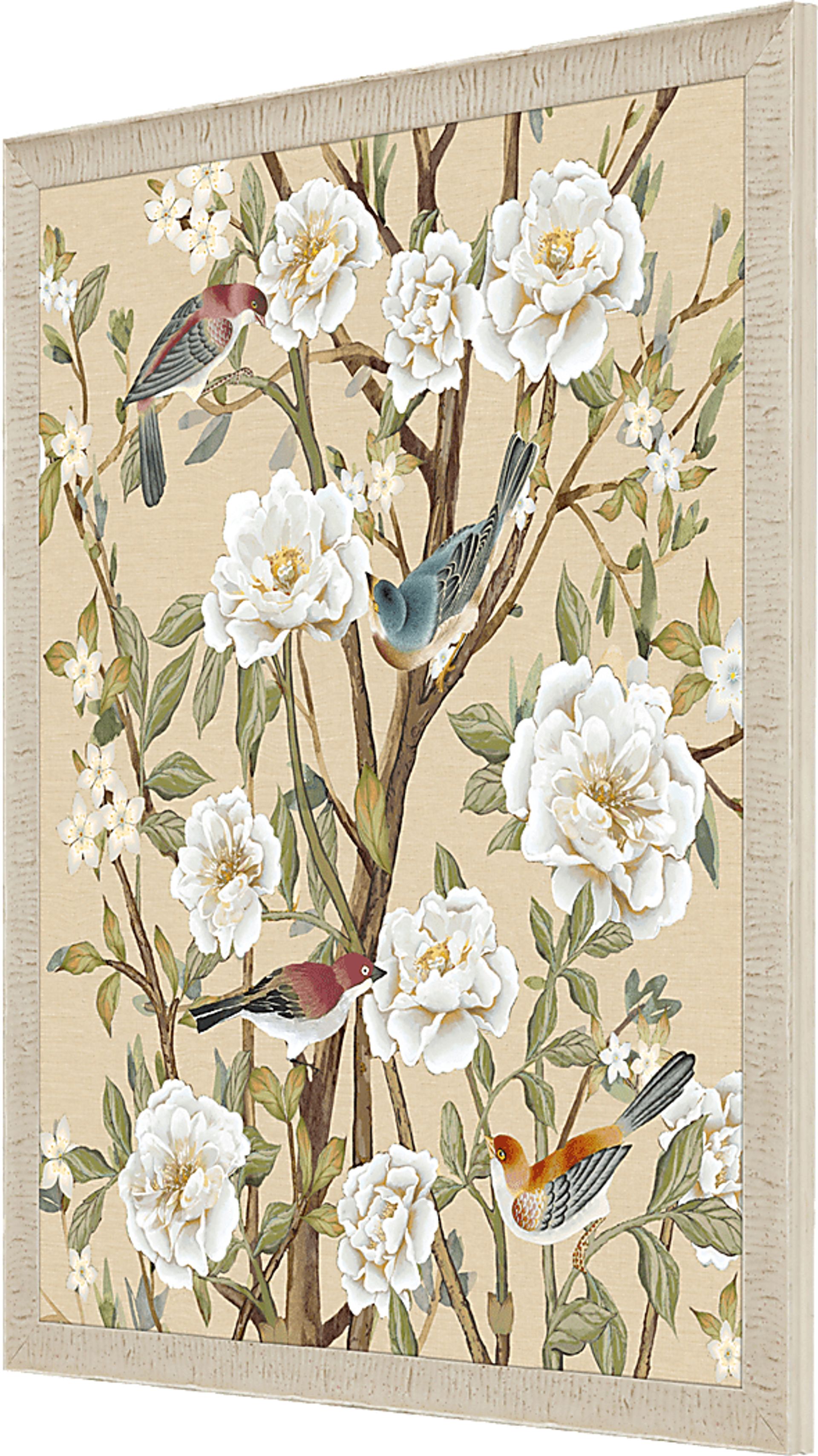 Garden of Flowers I White Framed Artwork - Image 4