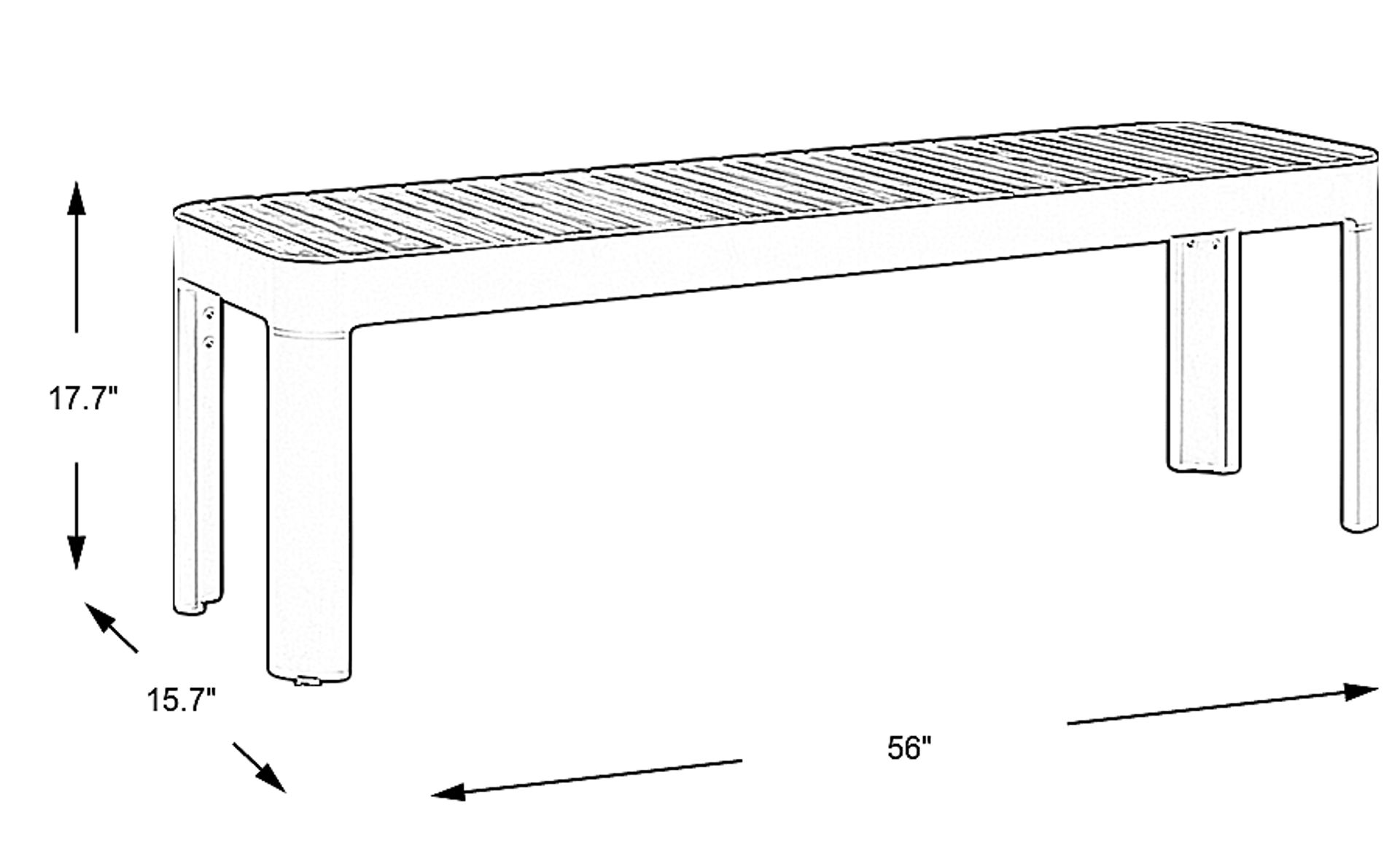 Dimension Image. Please refer to the Dimension Tab on this page for dimension details.