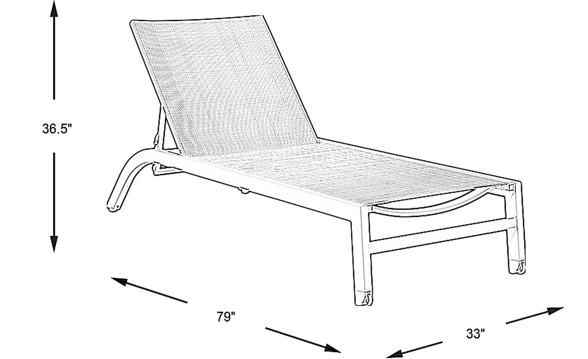 Garden View Sand Outdoor Chaise, Set of 2 Rooms To Go