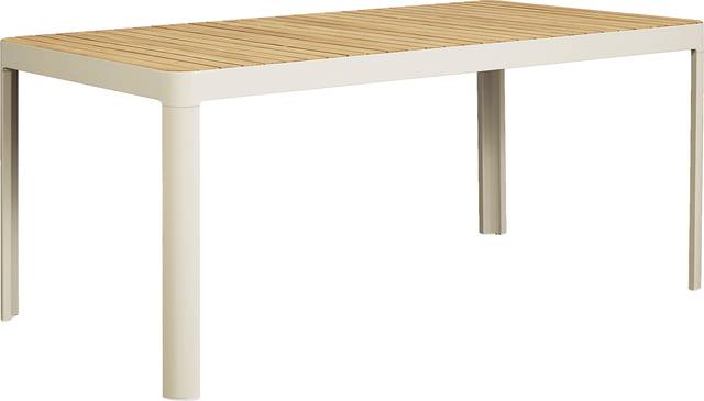 Garden View Sand 5 Pc Rectangle Outdoor Dining Set - Thumbnail - Image 2