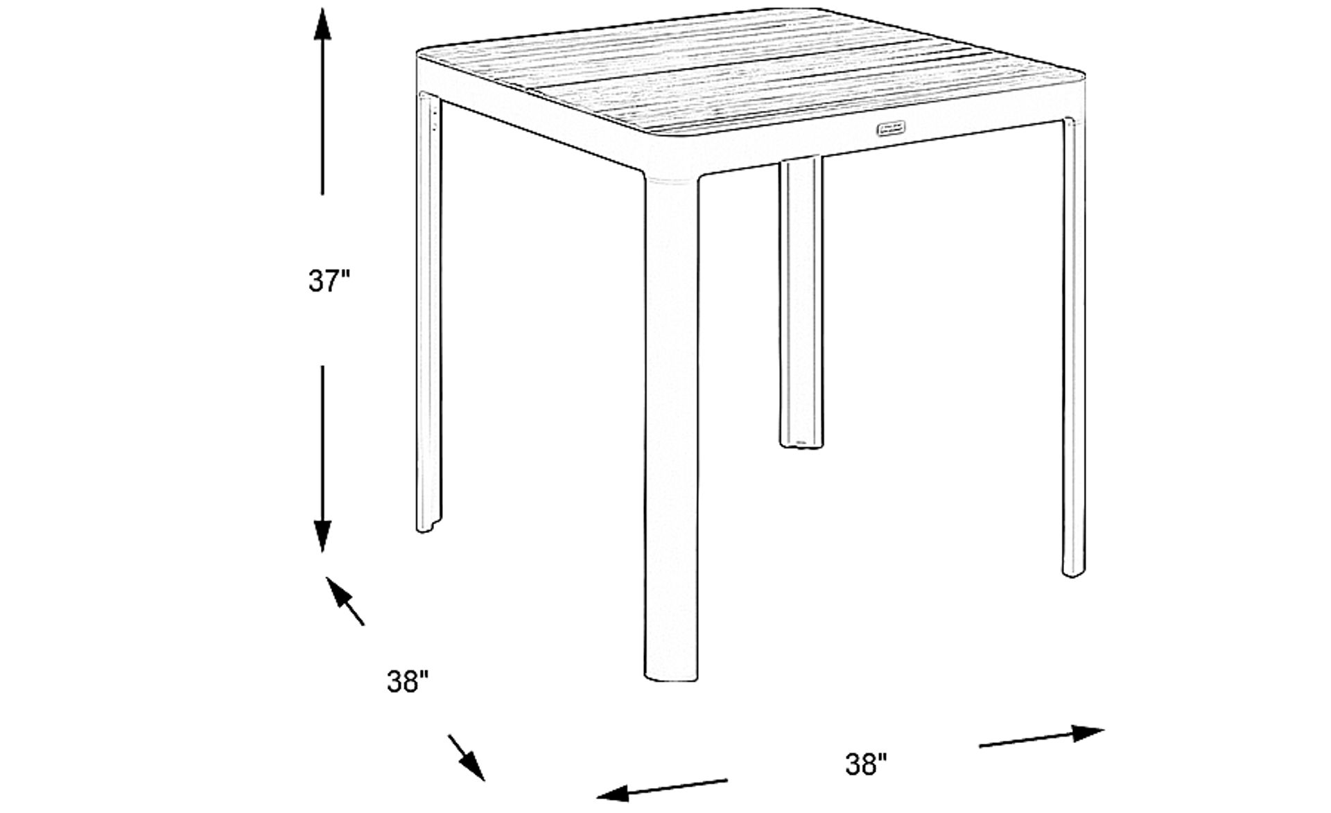 Dimension Image. Please refer to the Dimension Tab on this page for dimension details.