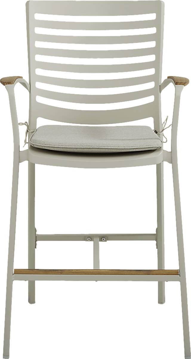 Garden View Sand 5 Pc Square Outdoor Bar Height Dining Room - Thumbnail - Image 4