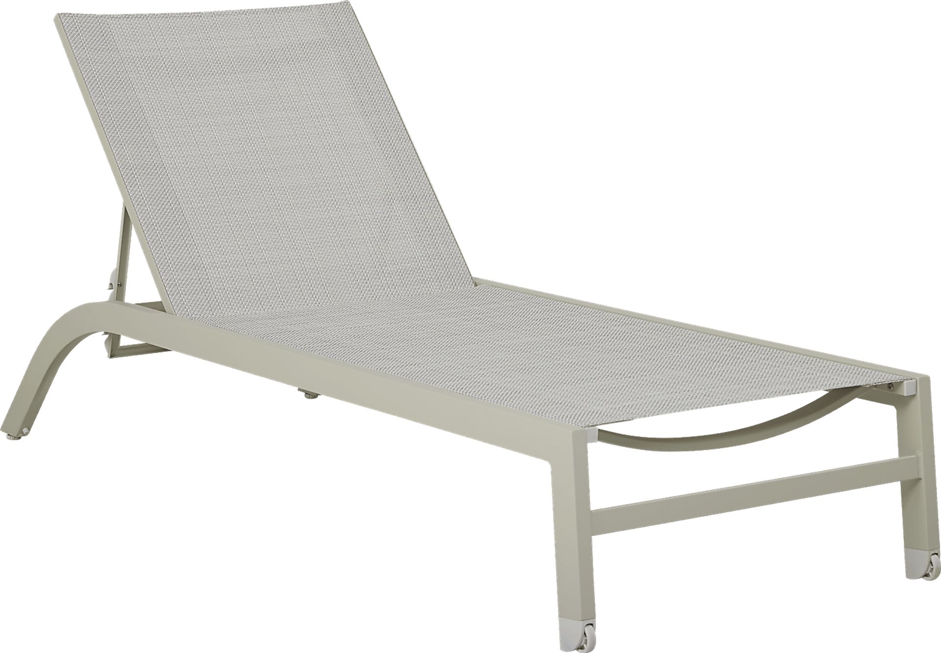 Garden View Sand Outdoor Chaise - Image 1