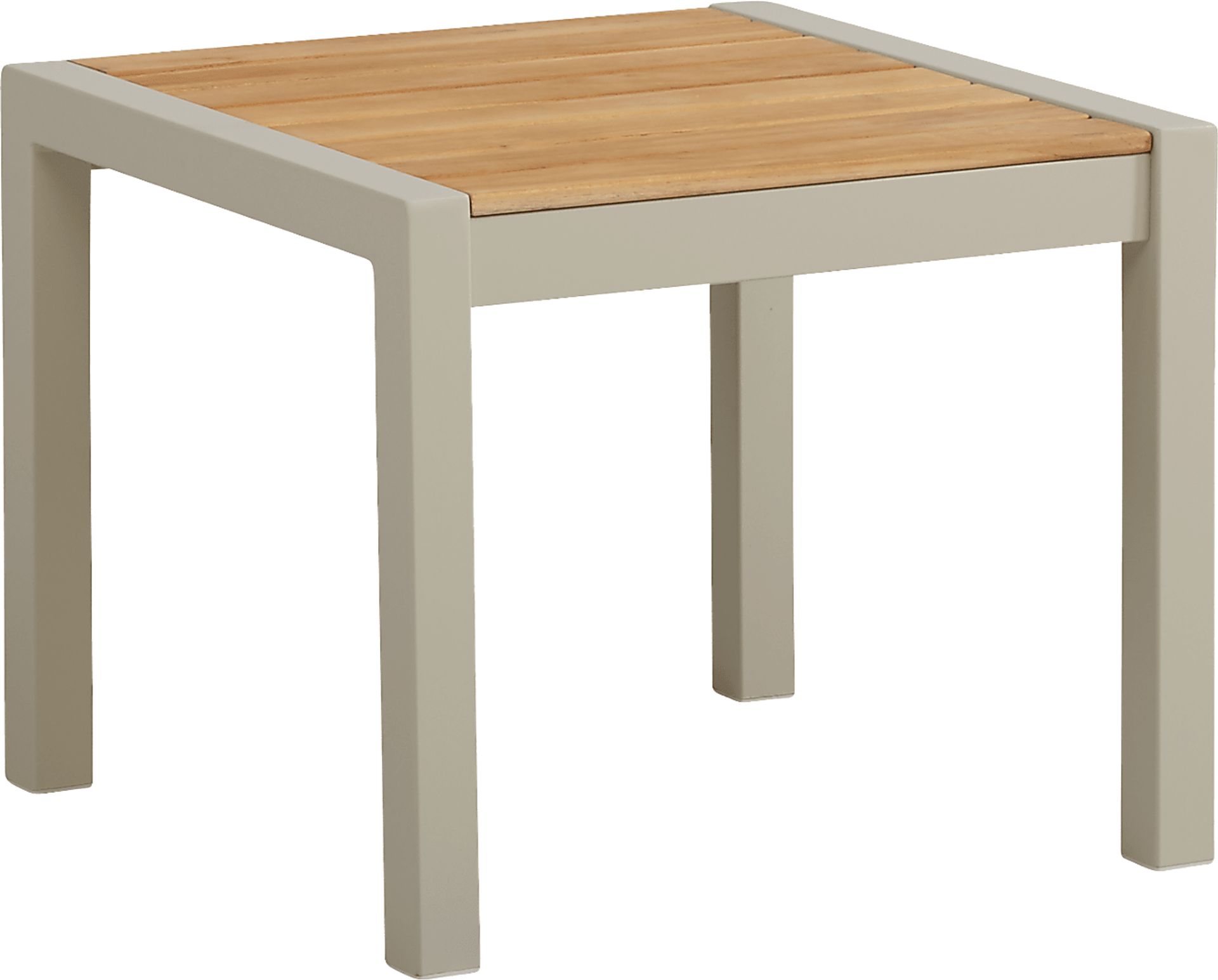 Garden View Sand Outdoor Side Table - Image 1