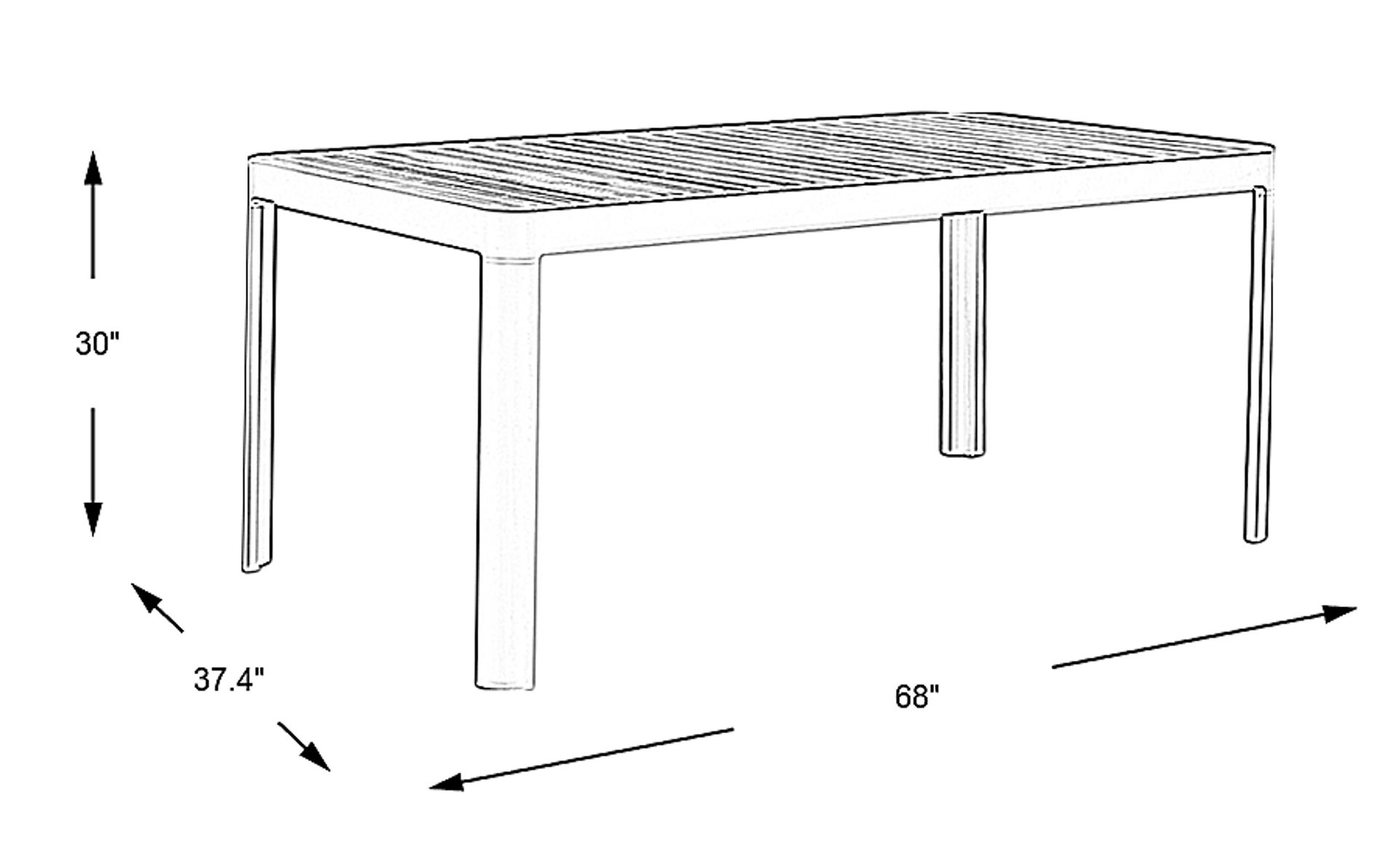 Dimension Image. Please refer to the Dimension Tab on this page for dimension details.