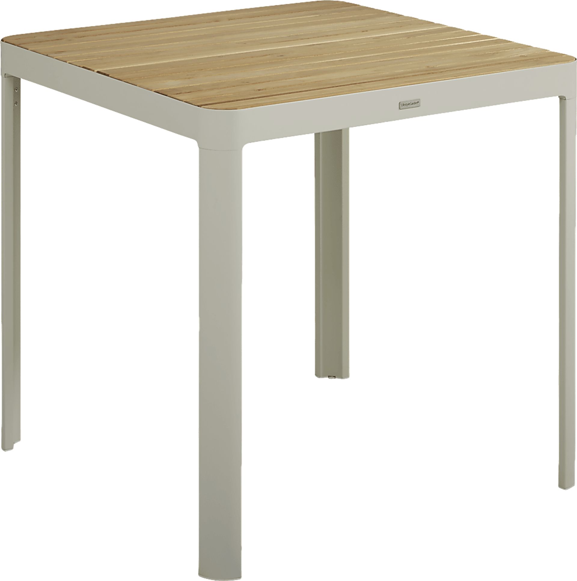 Garden View Sand 5 Pc Square Outdoor Bar Height Dining Room - Image 2