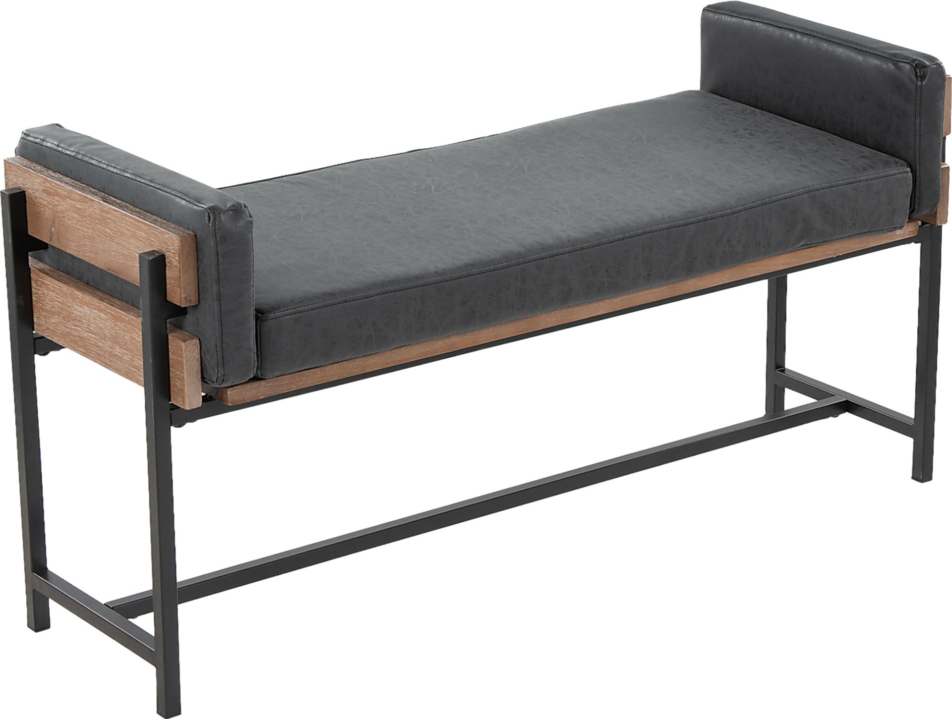 Gardencove I Black Bench - Image 1