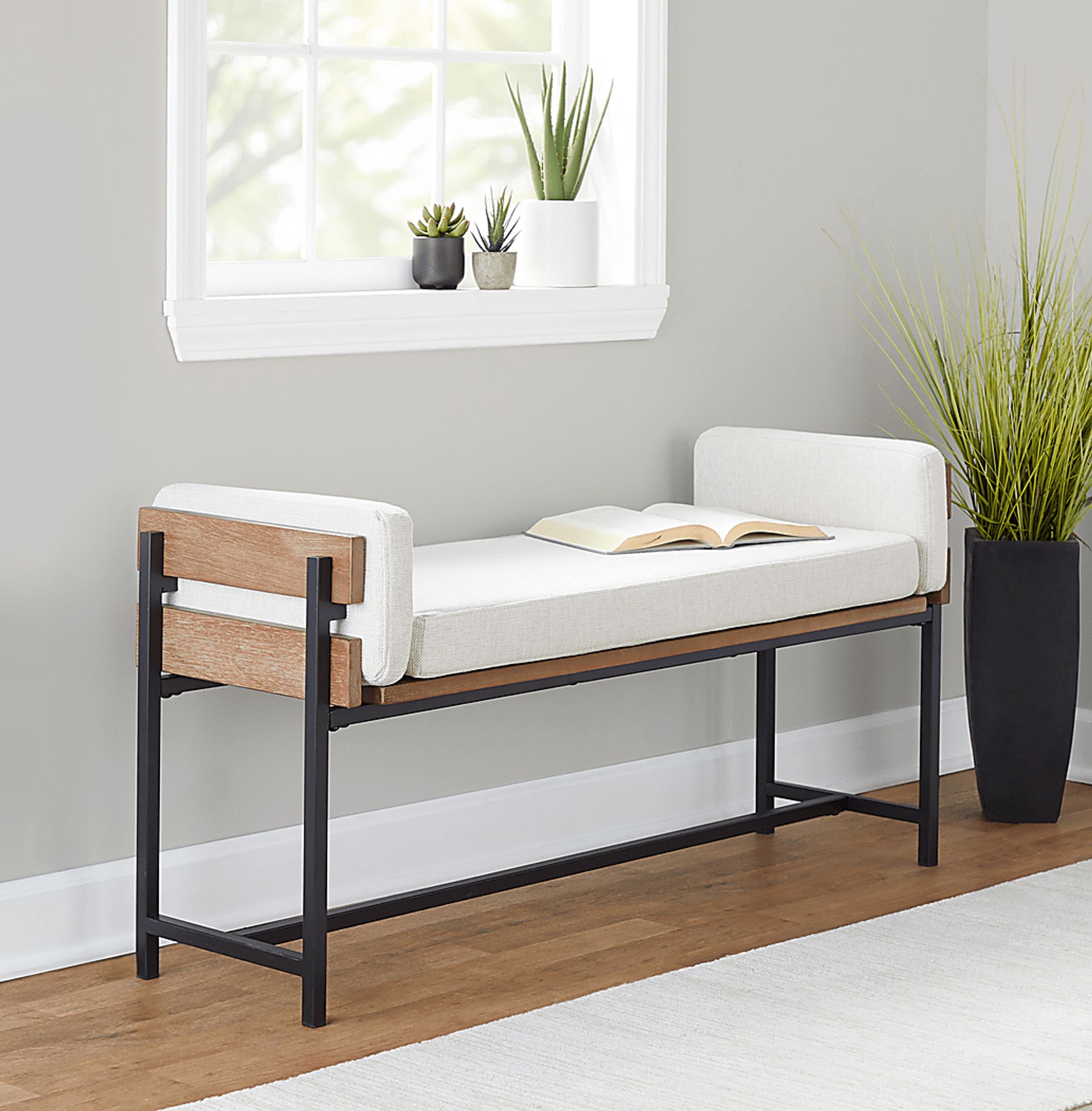 Gardencove I Cream Bench - Image 2