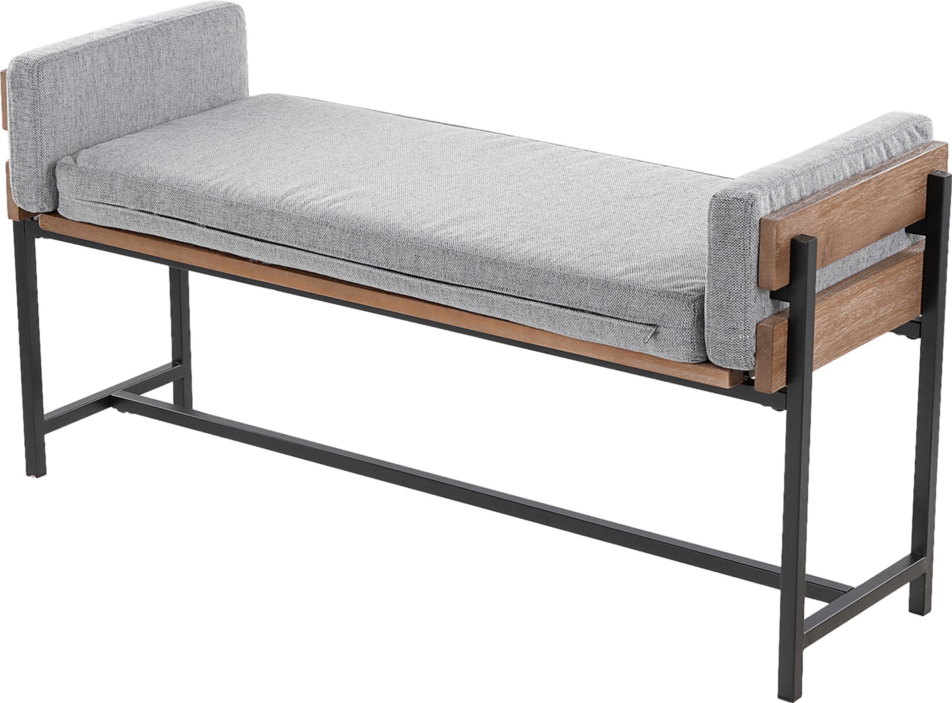 Gardencove I Gray Bench - Image 4