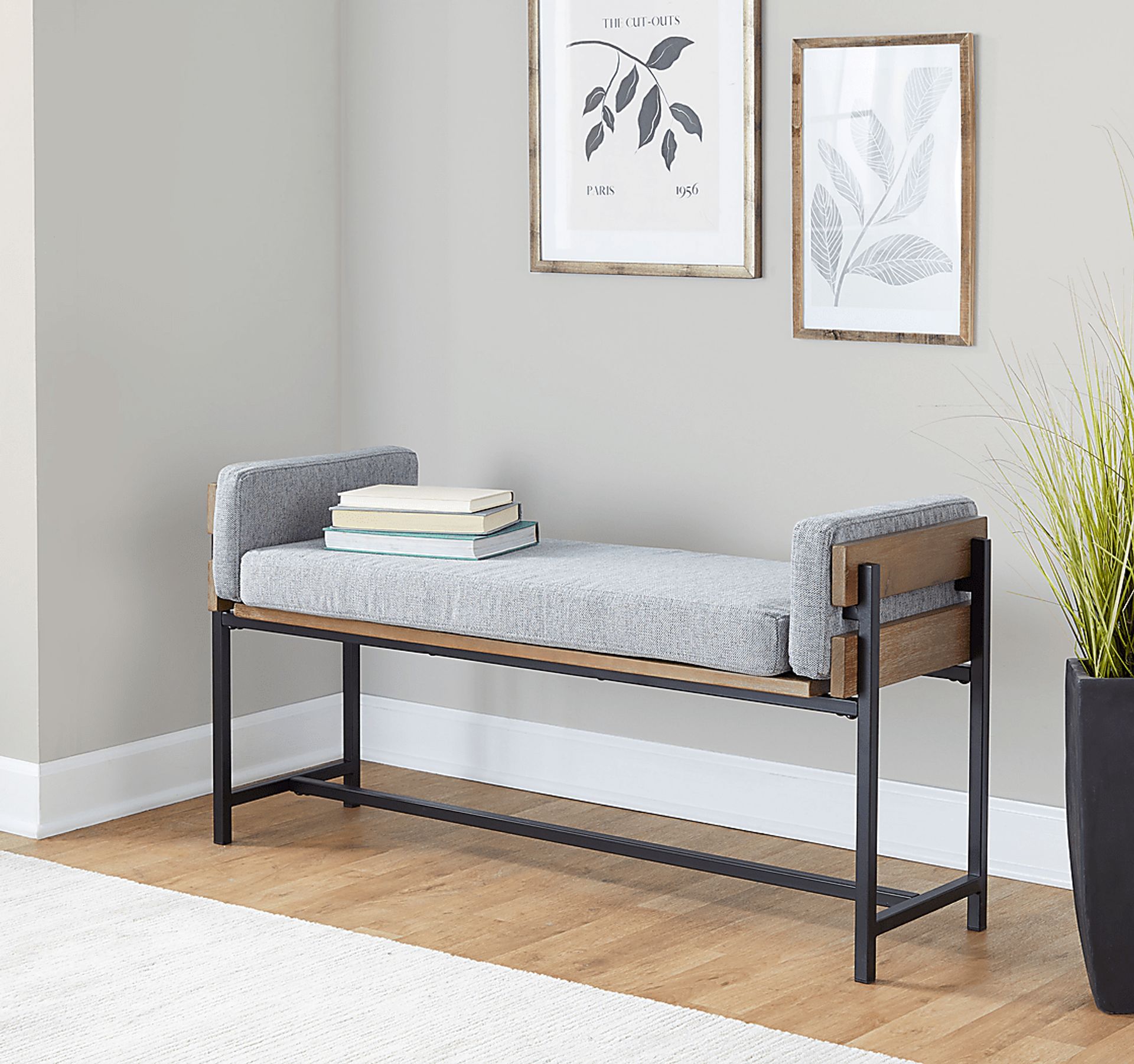 Gardencove I Gray Bench - Image 8