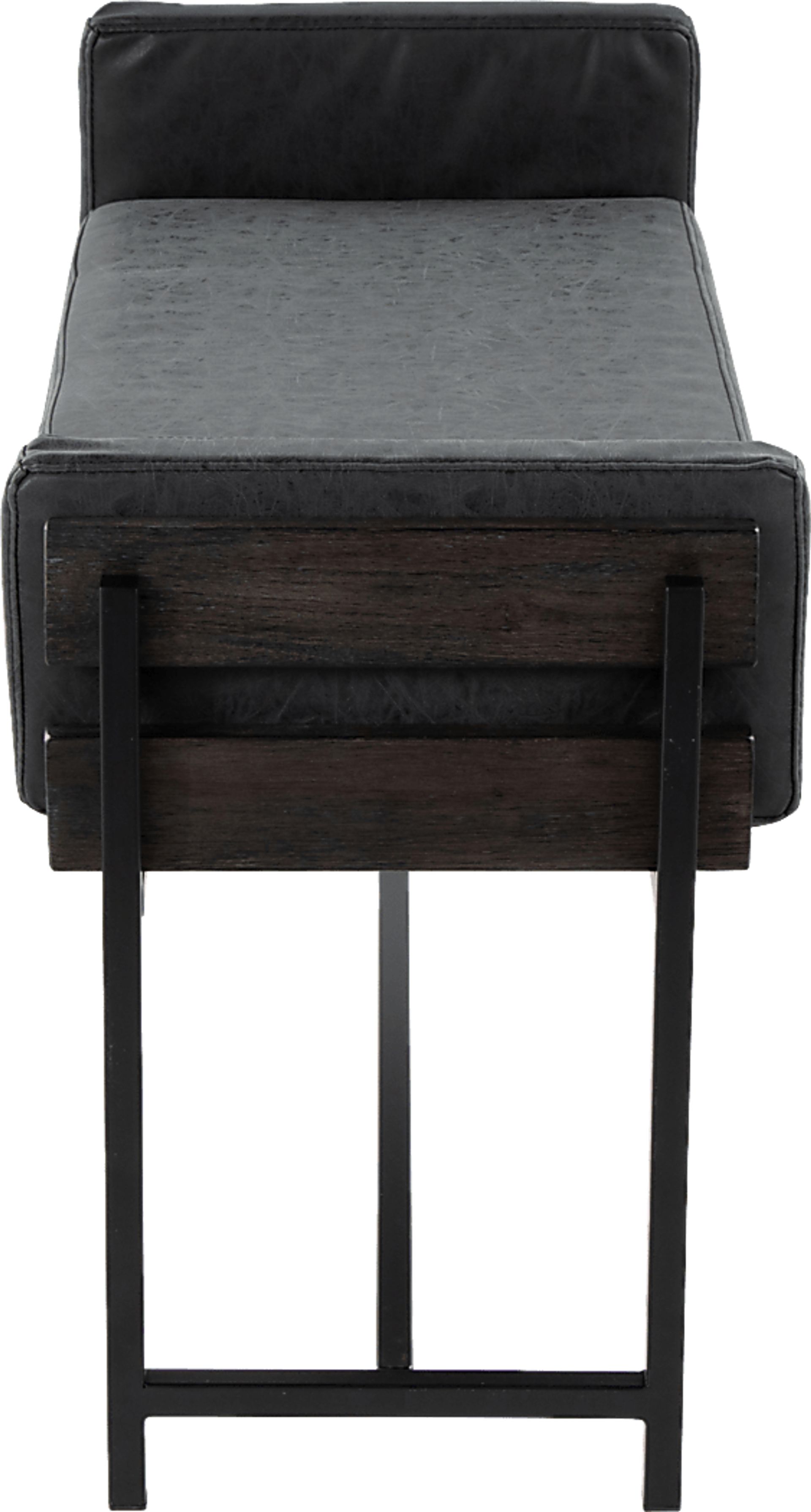 Gardencove II Black Bench - Image 3