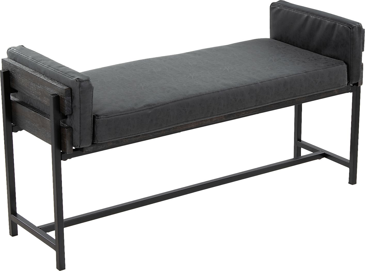 Gardencove II Black Bench