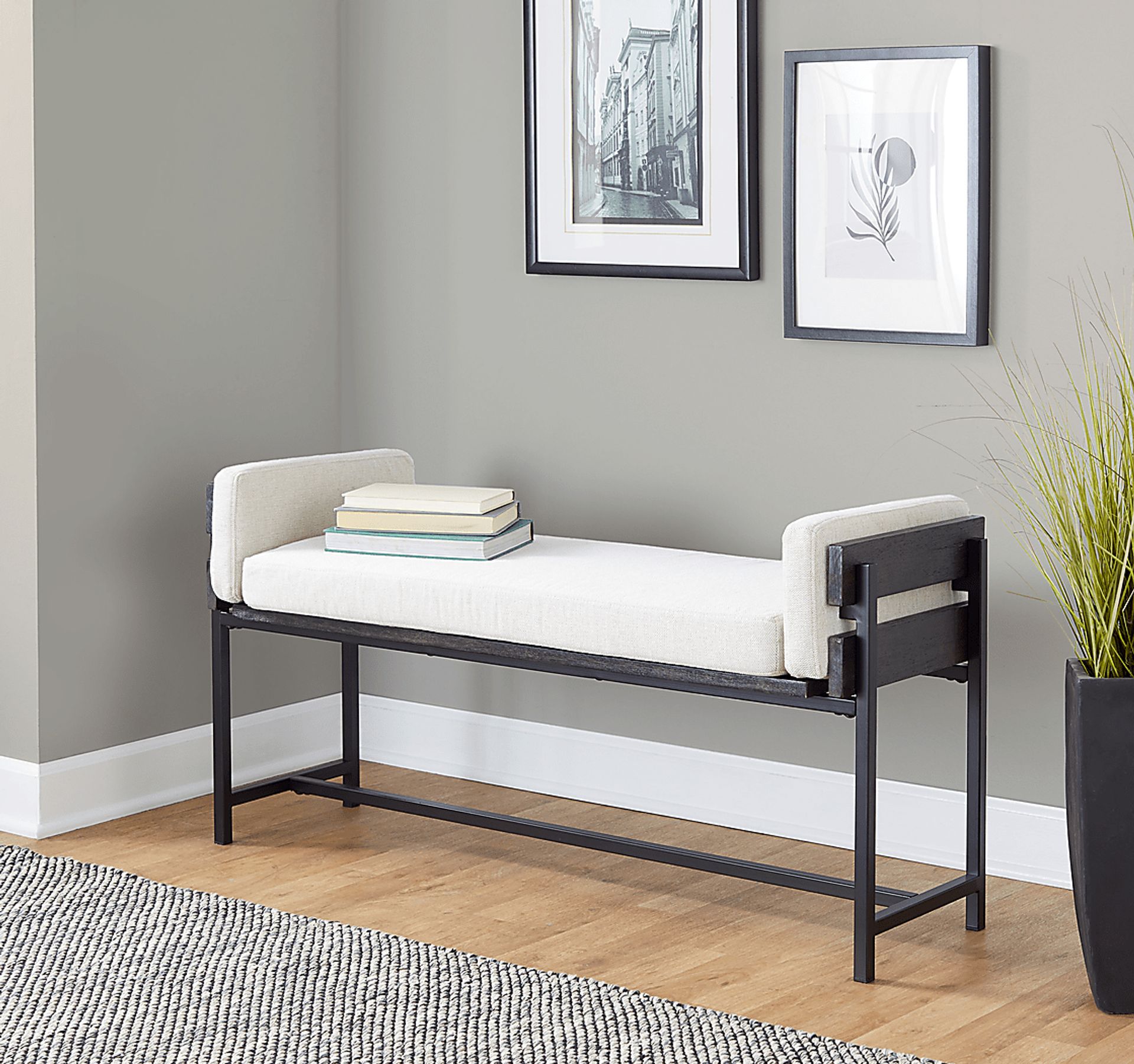 Gardencove II Cream Bench - Image 2