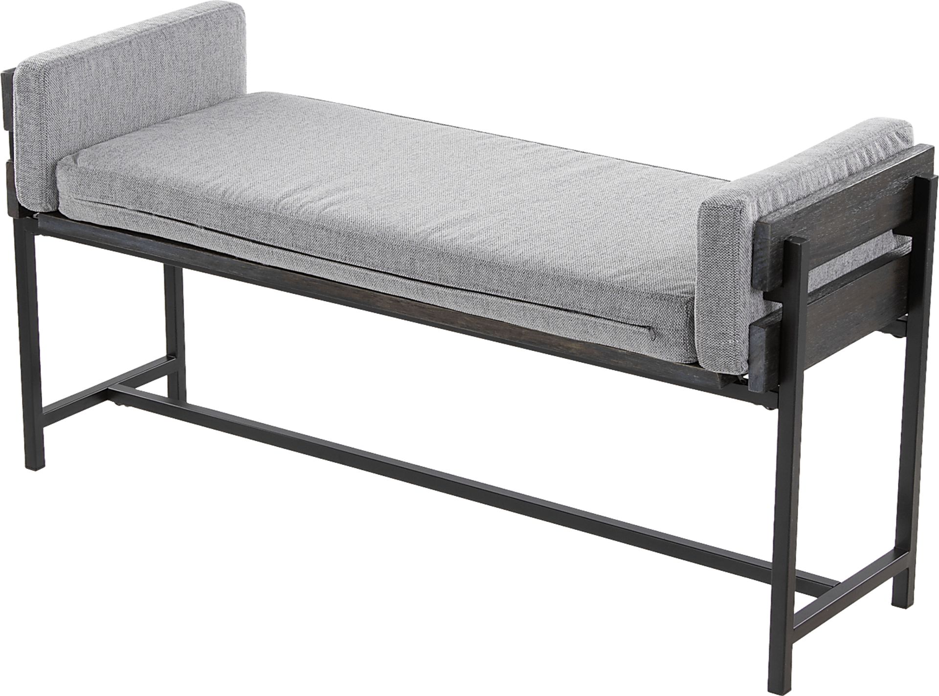Gardencove II Gray Bench - Image 4