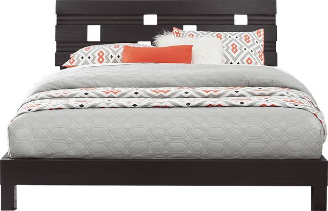 Gardenia Black 7 Pc King Platform Bedroom - Thumbnail - Image 3