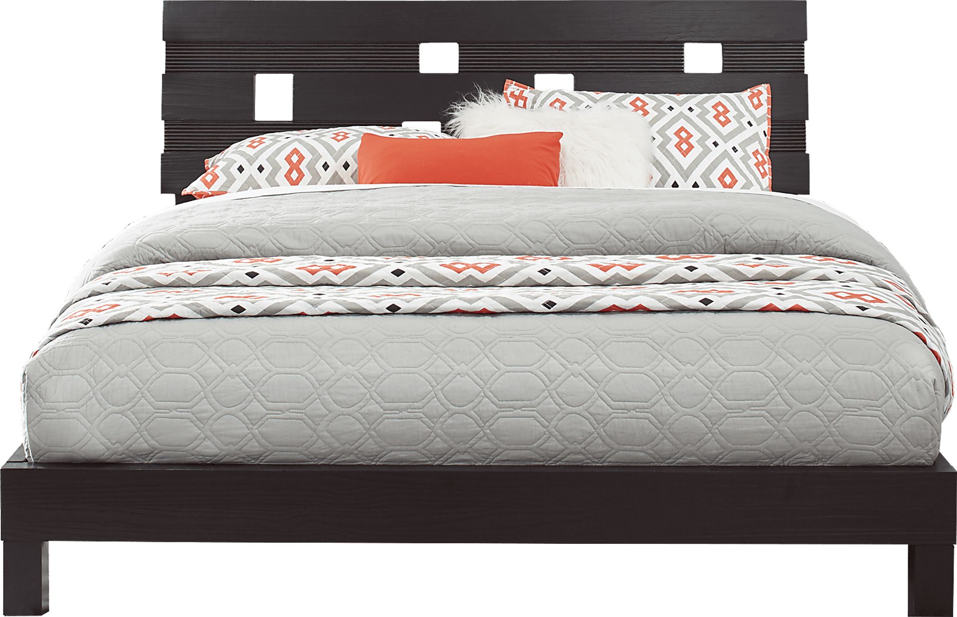 Gardenia Black 5 Pc King Platform Bedroom - Image 3