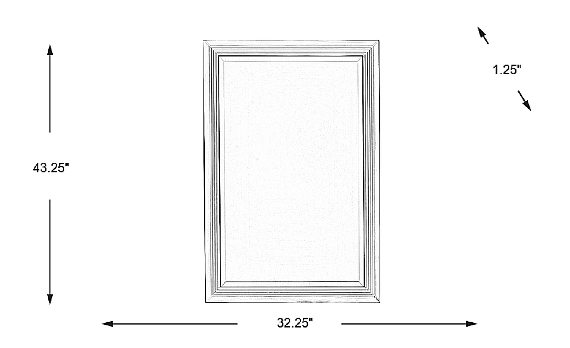 Dimension Image. Please refer to the Dimension Tab on this page for dimension details.