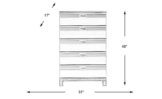Dimension Image. Please refer to the Dimension Tab on this page for dimension details.