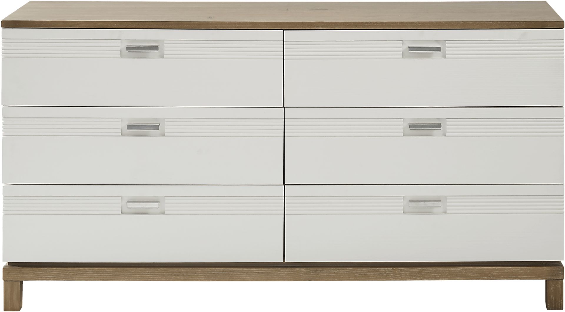 Gardenia White 6 Pc King Platform Bedroom - Image 4
