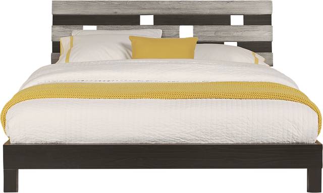 Gardenia Silver 5 Pc Queen Platform Bedroom - Thumbnail - Image 3