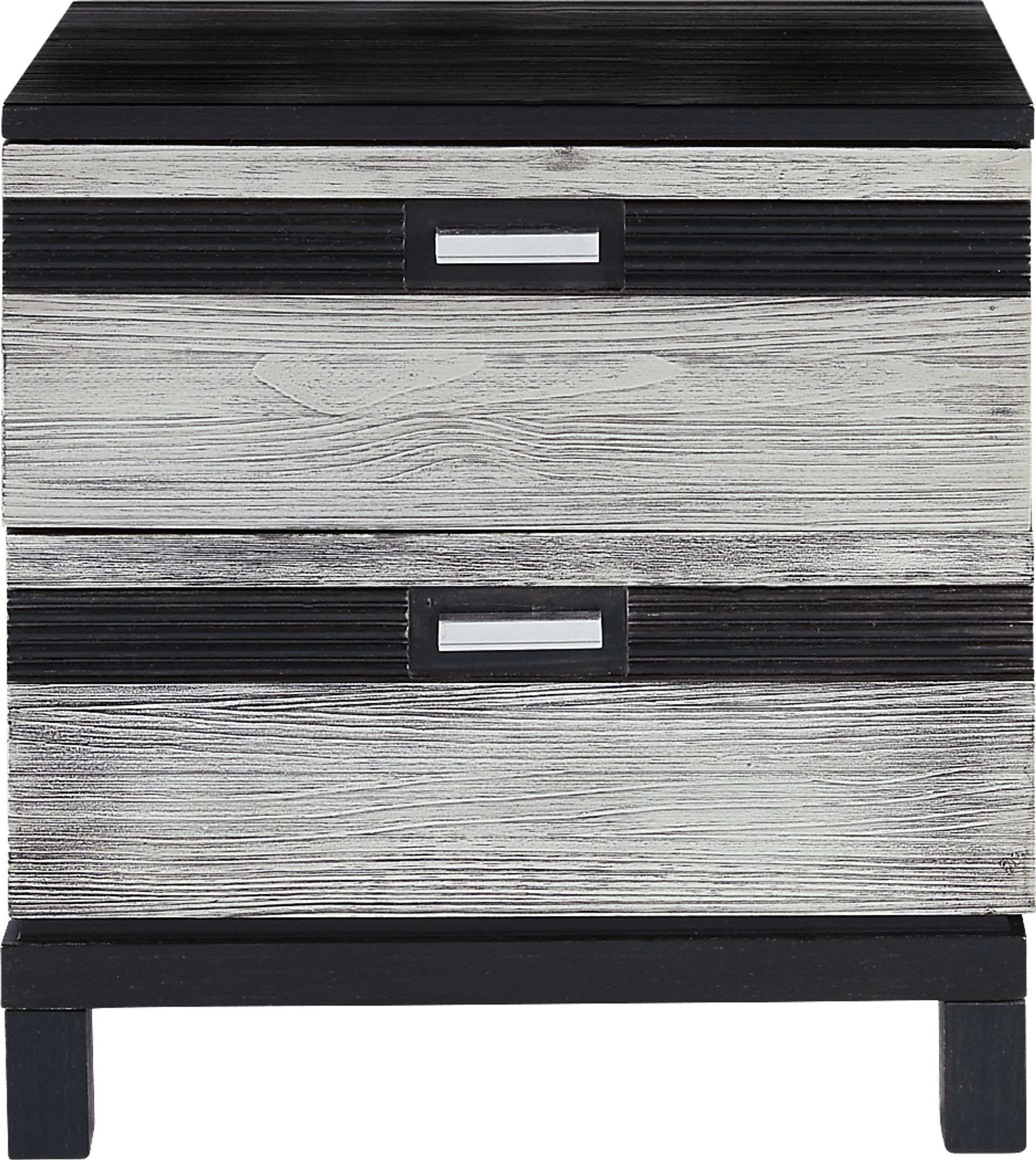 Gardenia Silver Nightstand - Image 1