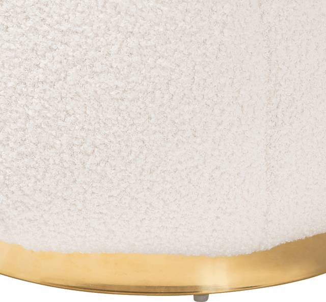 Gargonza Ivory Ottoman - Thumbnail - Image 4